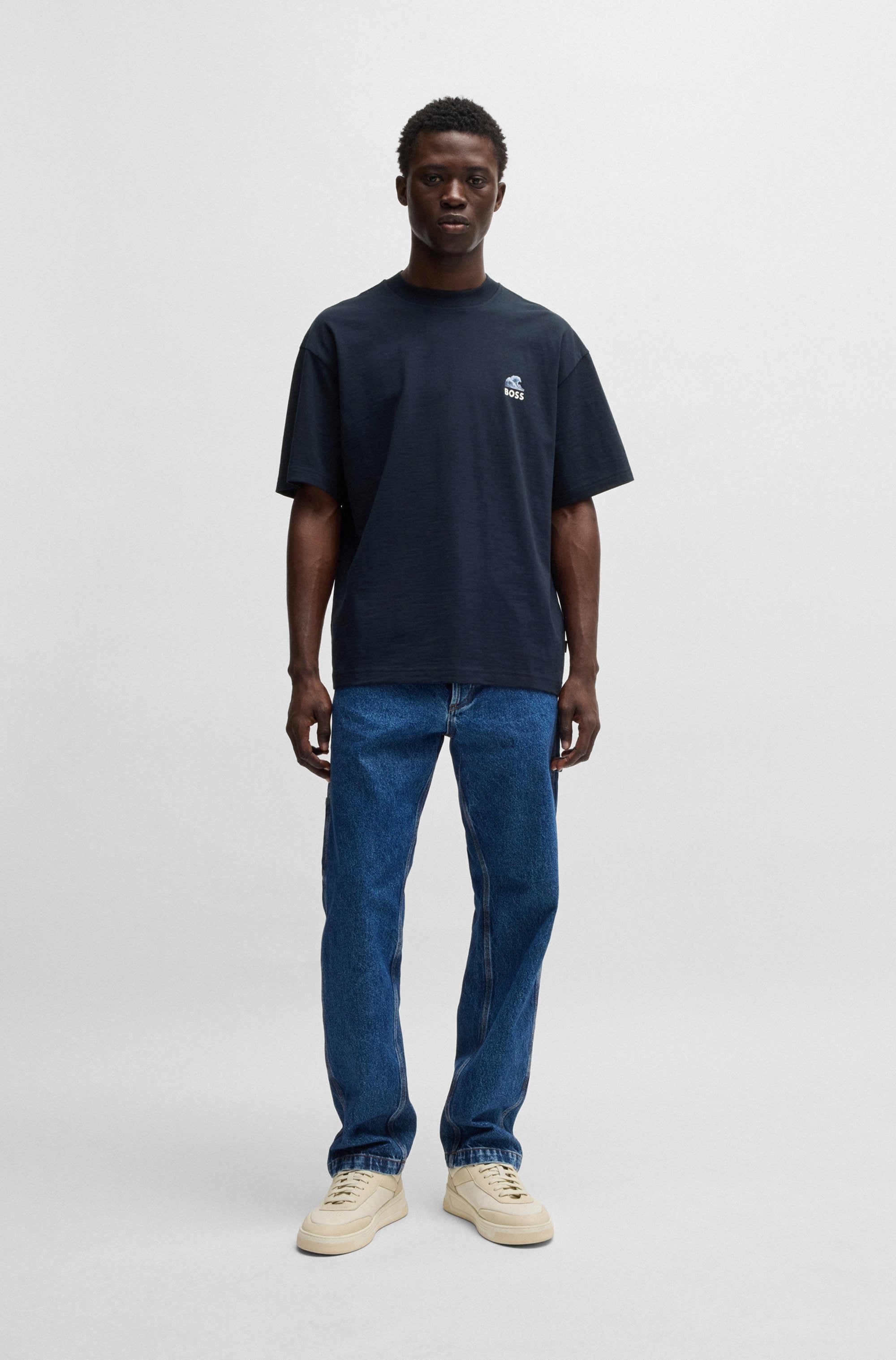 BOSS ORANGE T-Shirt »Te_numbers«, mit großem Aufdruck hinten