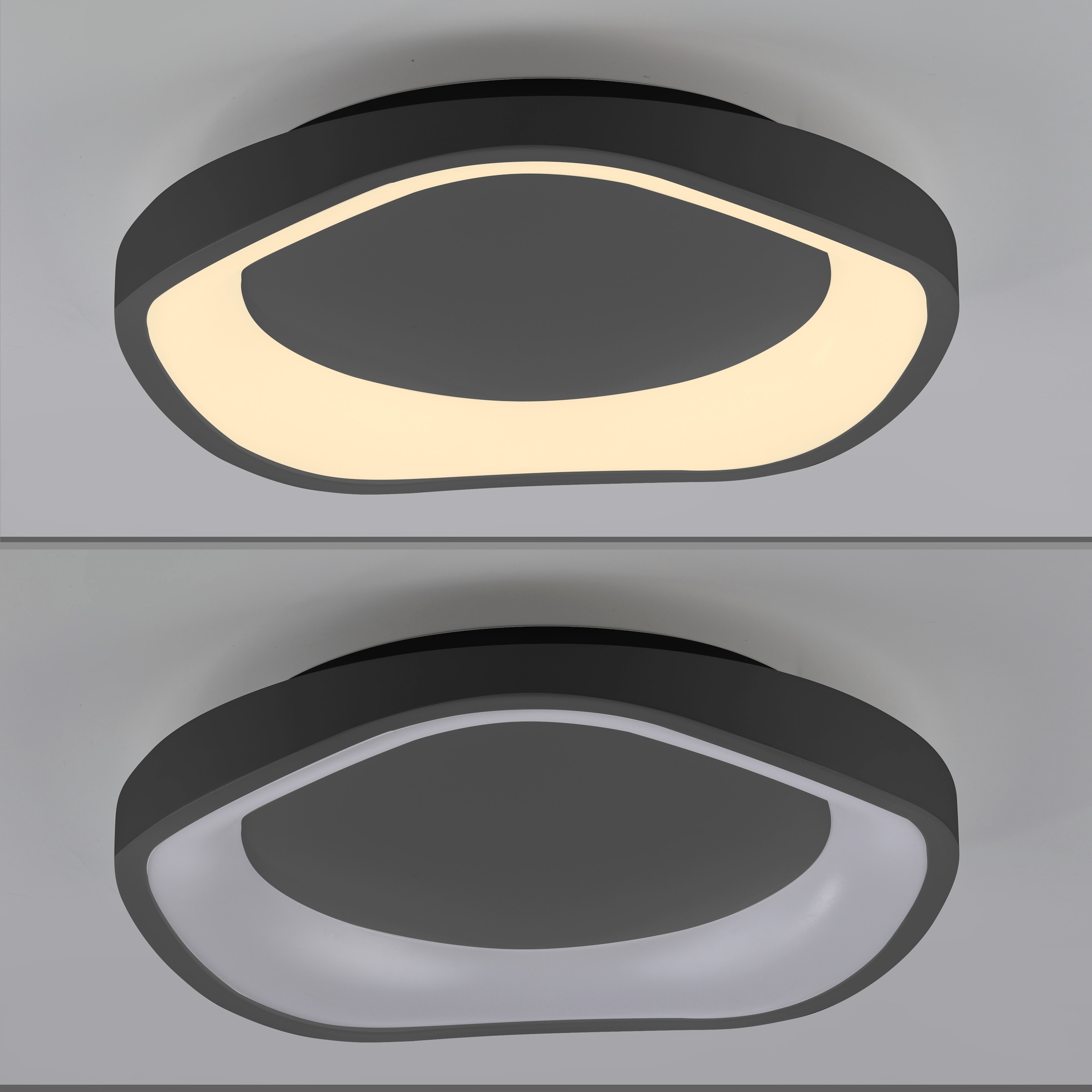 SCHÖNER WOHNEN-Kollektion LED Deckenleuchte »MONTA« LED-Board 1 Stk. Warmweiß SCHÖNER WOHNEN Kollektion, 3-Stufen Dimmer, Memoryfunktion