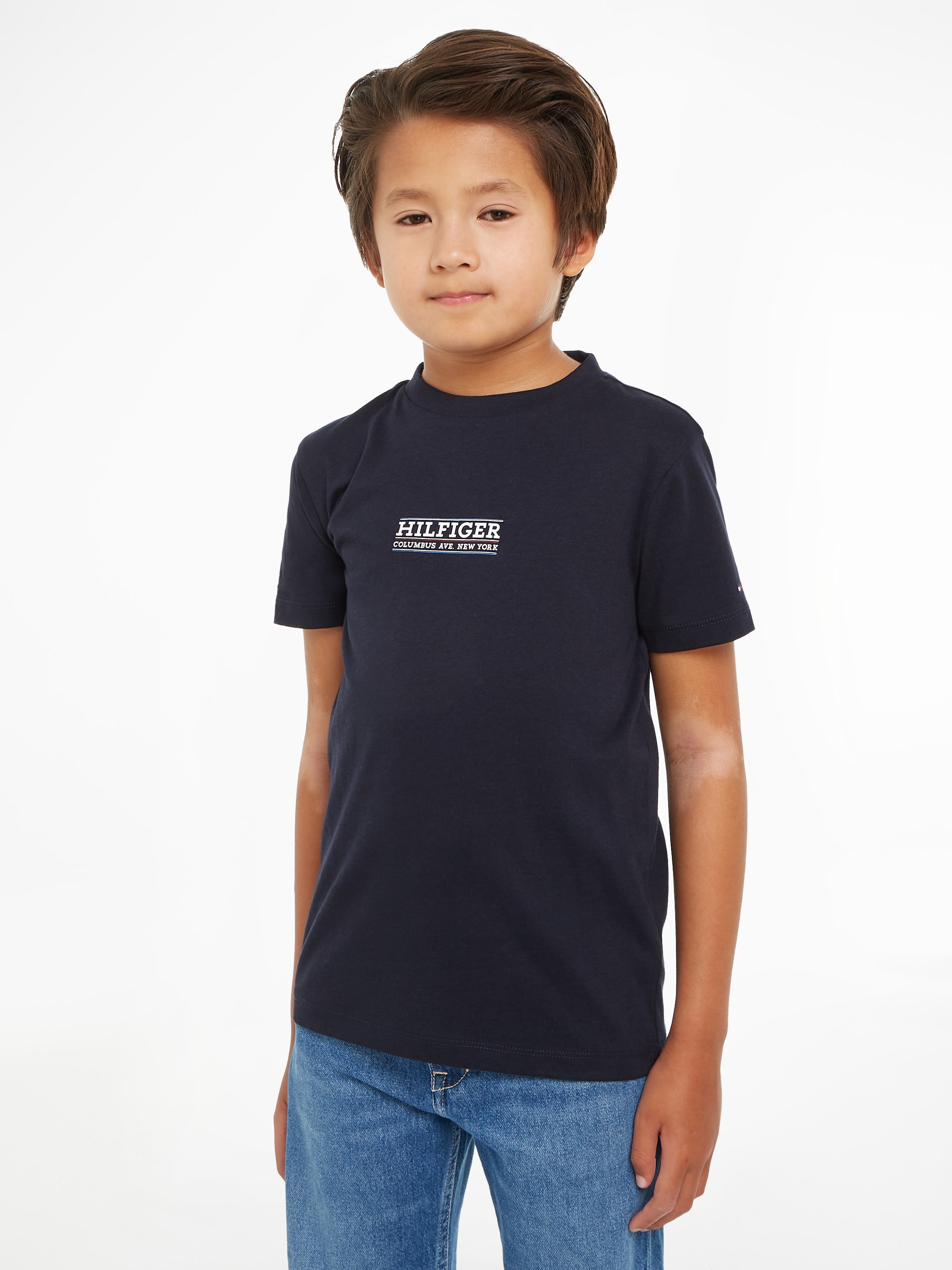 Tommy Hilfiger T-Shirt »HILFIGER TEE S/S«, Kinder bis 16 Jahre bei OTTO
