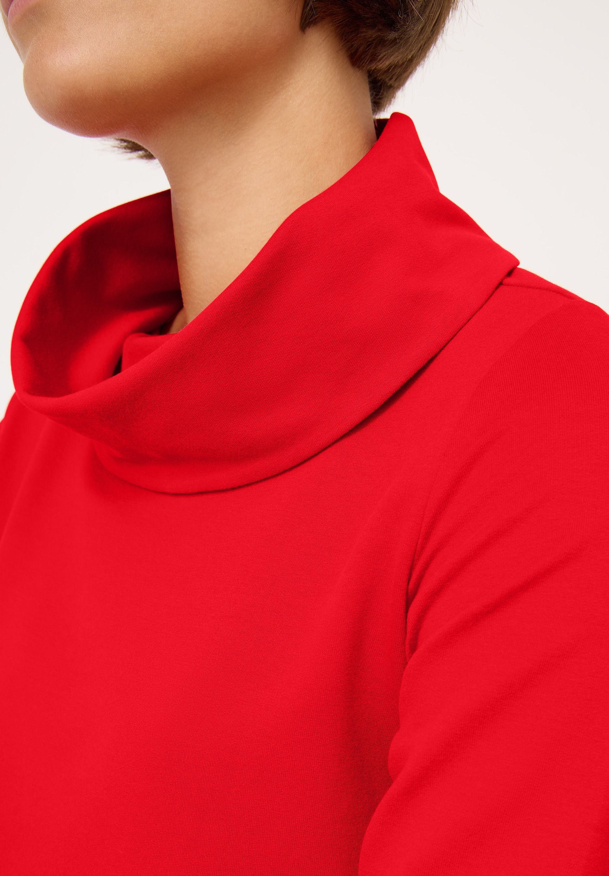 Cecil 3/4-Arm-Shirt mit großem Kragen