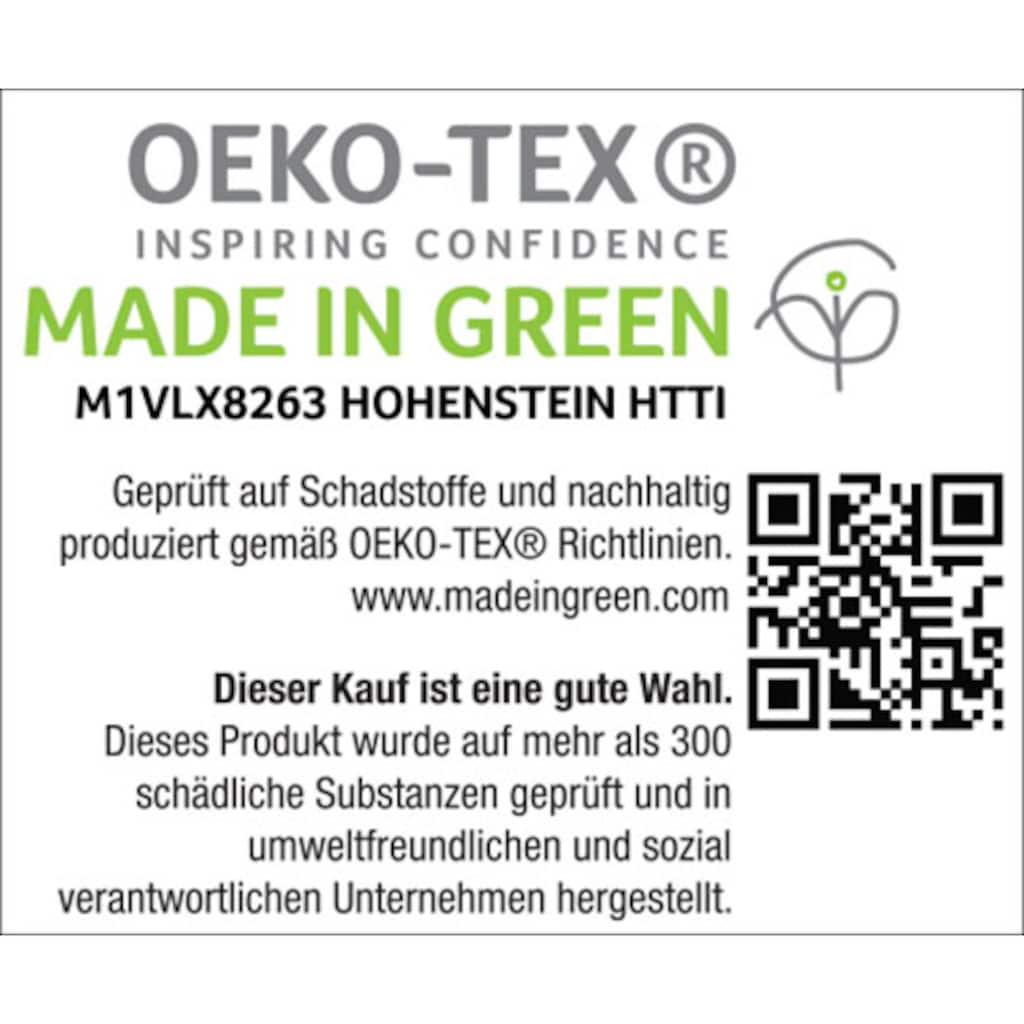 Curt Bauer Bettwäsche »Uni-Mako-Satin aus 100% Baumwolle, Bett- und Kopfkissenbezug mit Reißverschluss, pflegeleicht, STANDARD 100 by OEKO-TEX® und Made in Green zertifiziert, auch ganzjährig geeignet, edle Haptik«, (2 tlg.)