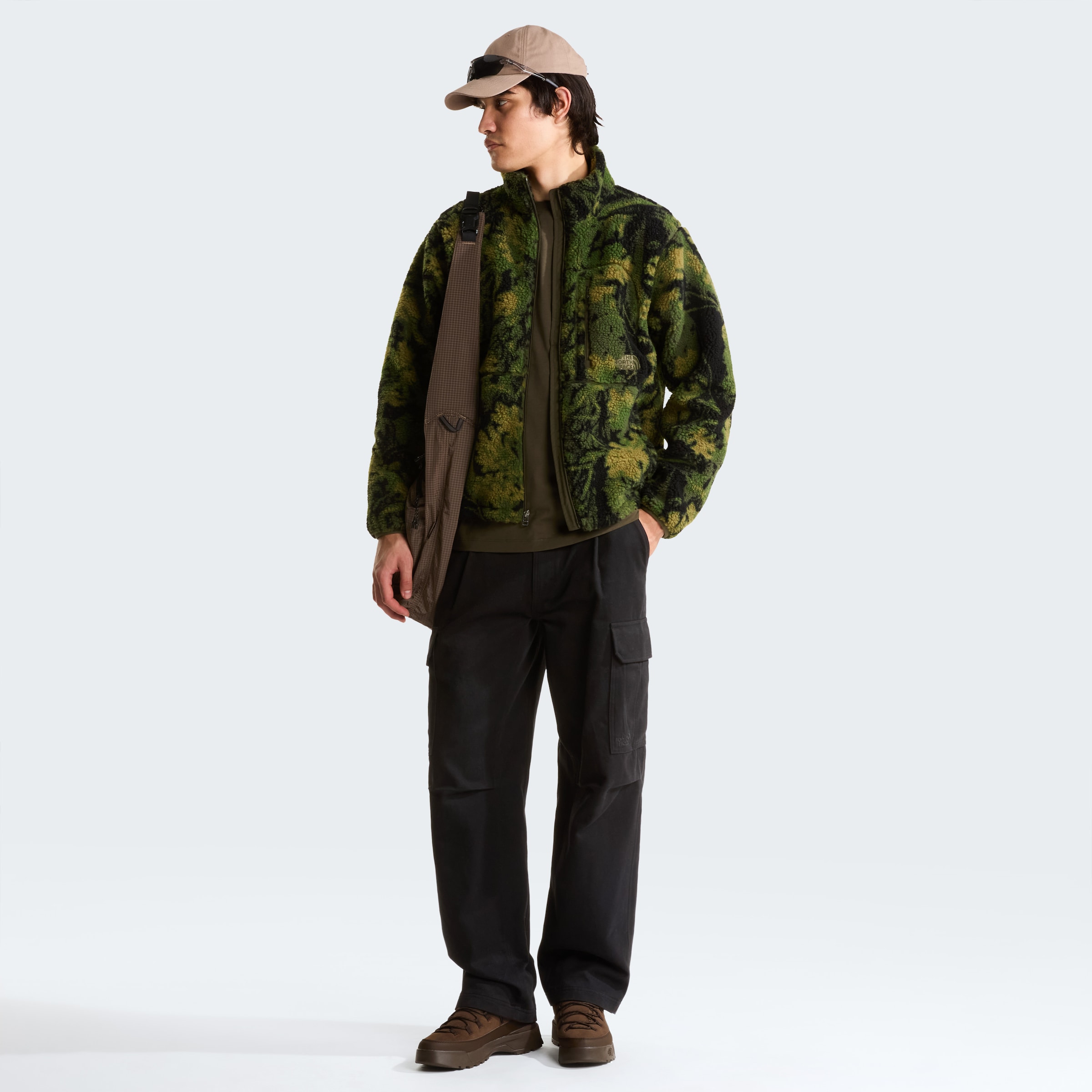 The North Face Fleecejacke »M EXTREME PILE 2 FZ JACKET -PRINT« mit sportlichem Schnitt, aus Fleece, für Fitness