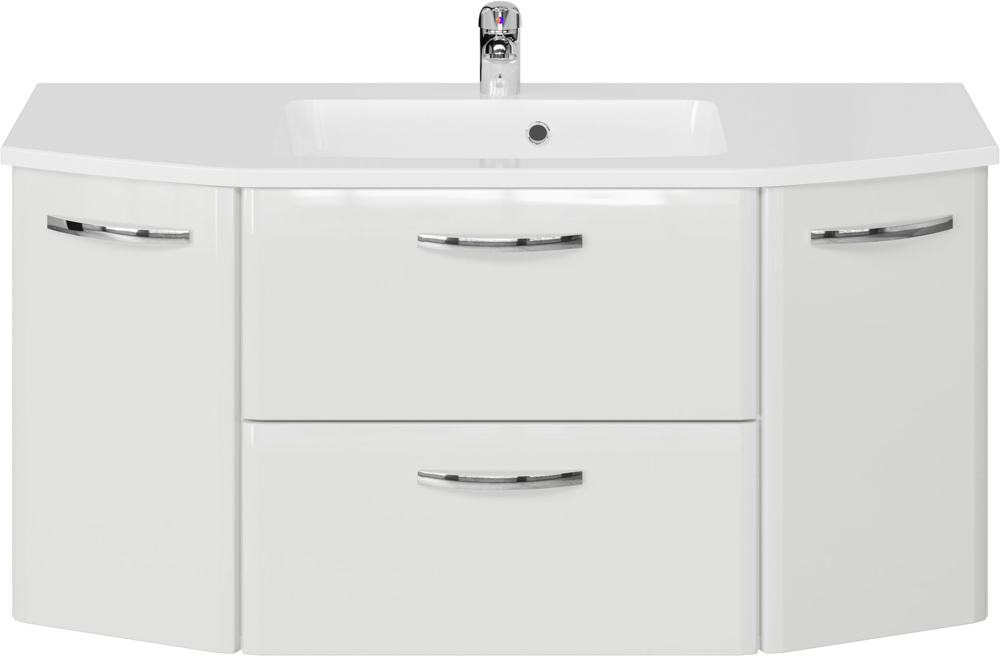 Saphir Waschtisch »Quickset 326, mit Keramikbecken, 112cm breit« 2 Stk. tlg.