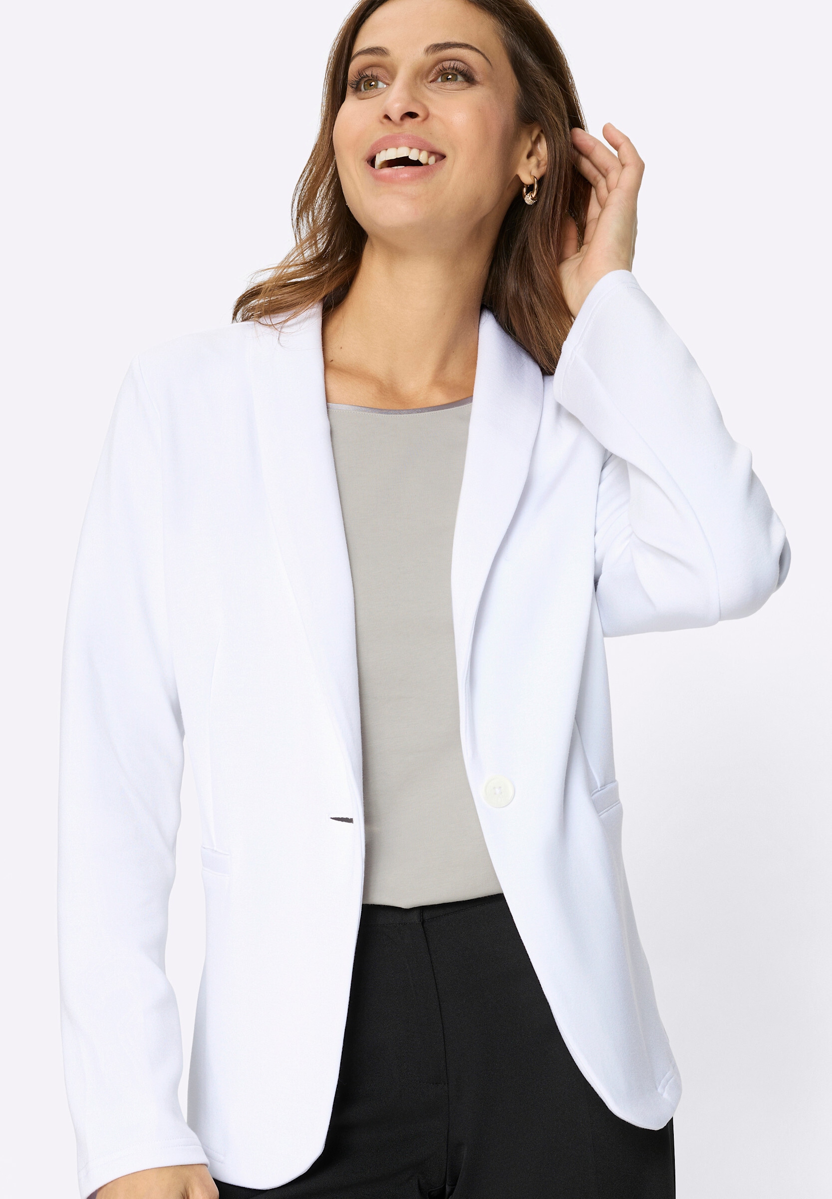 Witt Shirtjacke »Shirtjacke Shirtjacke mit Schalkragen«
