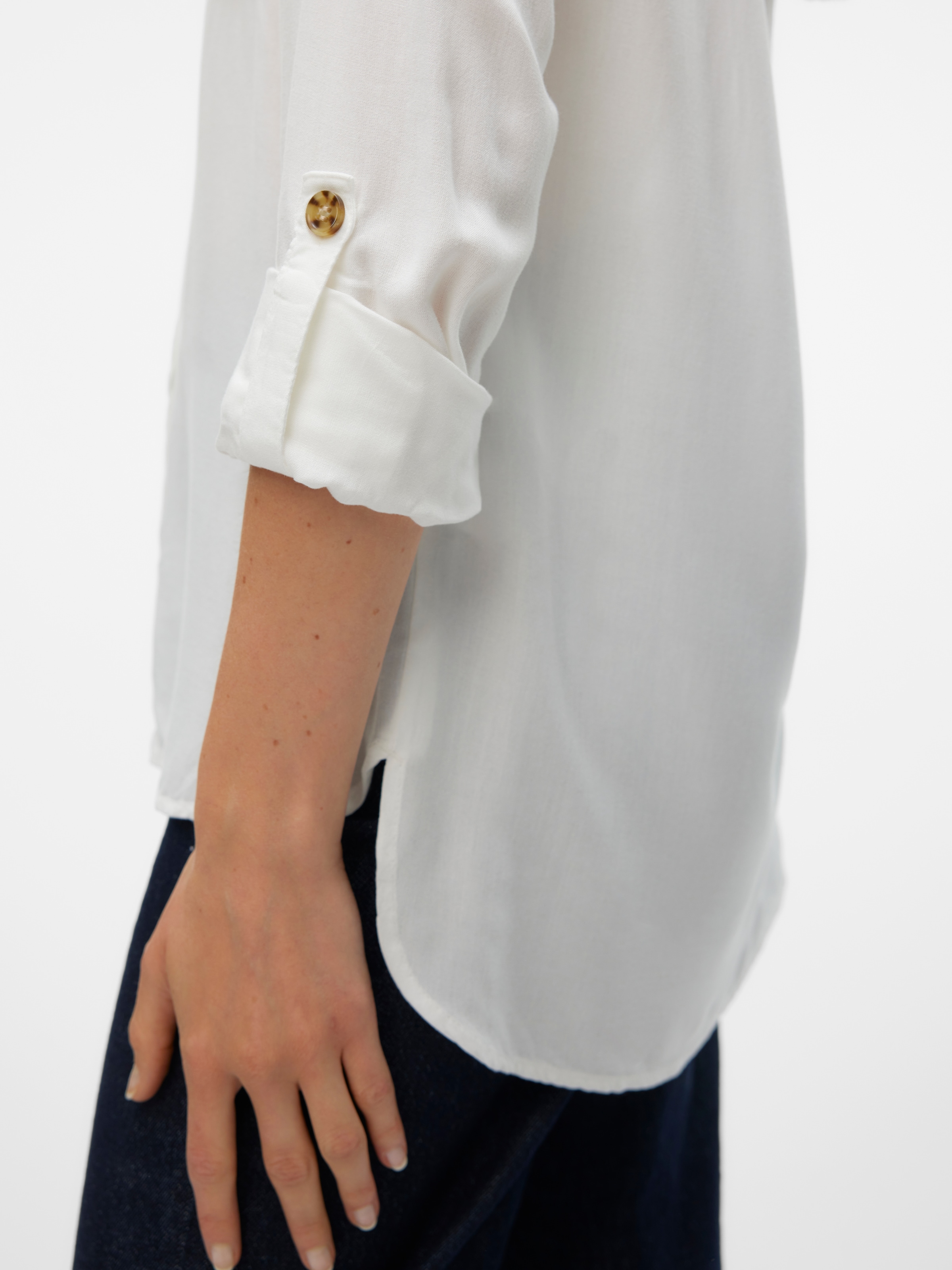 Vero Moda Hemdbluse »VMBUMPY L/S SHIRT NEW WVN GA NOOS« Viskose, regular fit