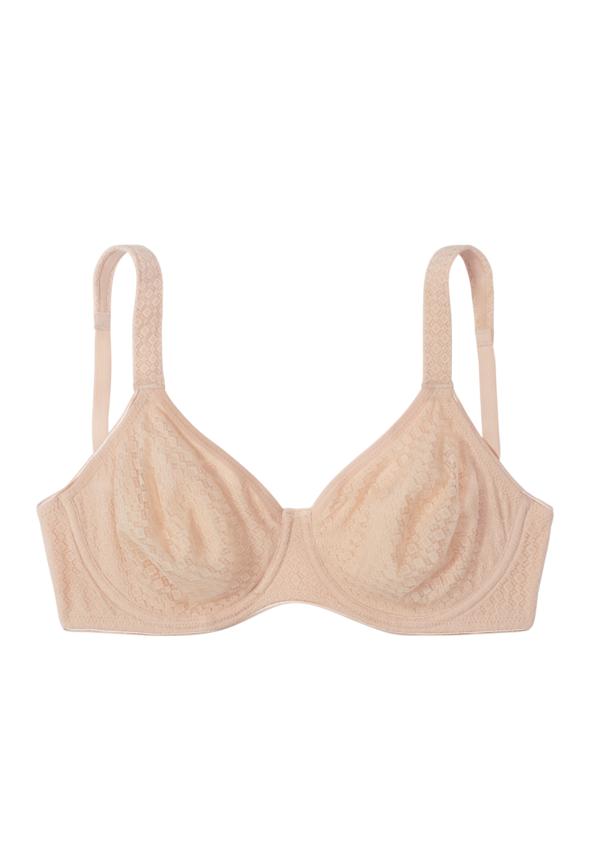 petite fleur T-Shirt-BH, mit Bügel und grafischer Spitze, Basic Dessous