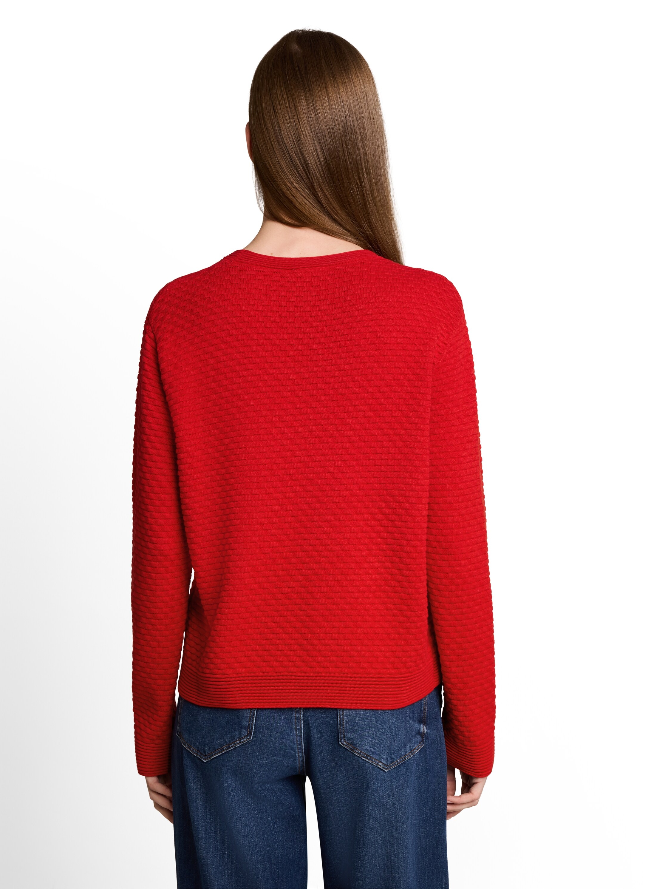 TOM TAILOR Strickpullover »Regular« in feiner Struktur-Optik