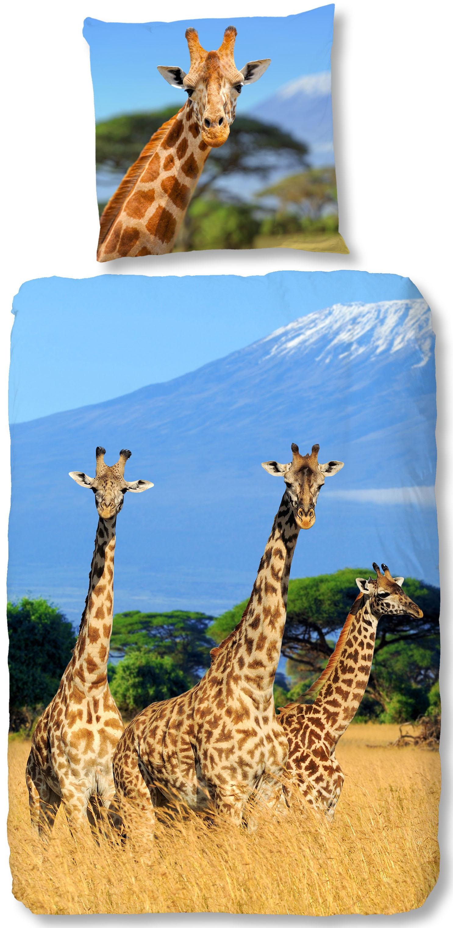 good morning Kinderbettwäsche »Spot«, mit Giraffen