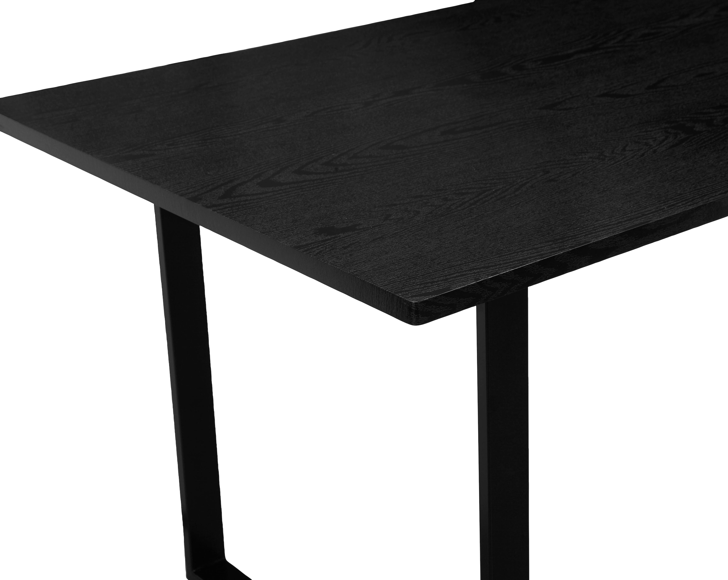 Home affaire Esstisch »Lannion«, (1 St.), Gestell aus Metall schwarz,  Tischplatte mit Holzstruktur, Höhe 76 cm kaufen bei OTTO