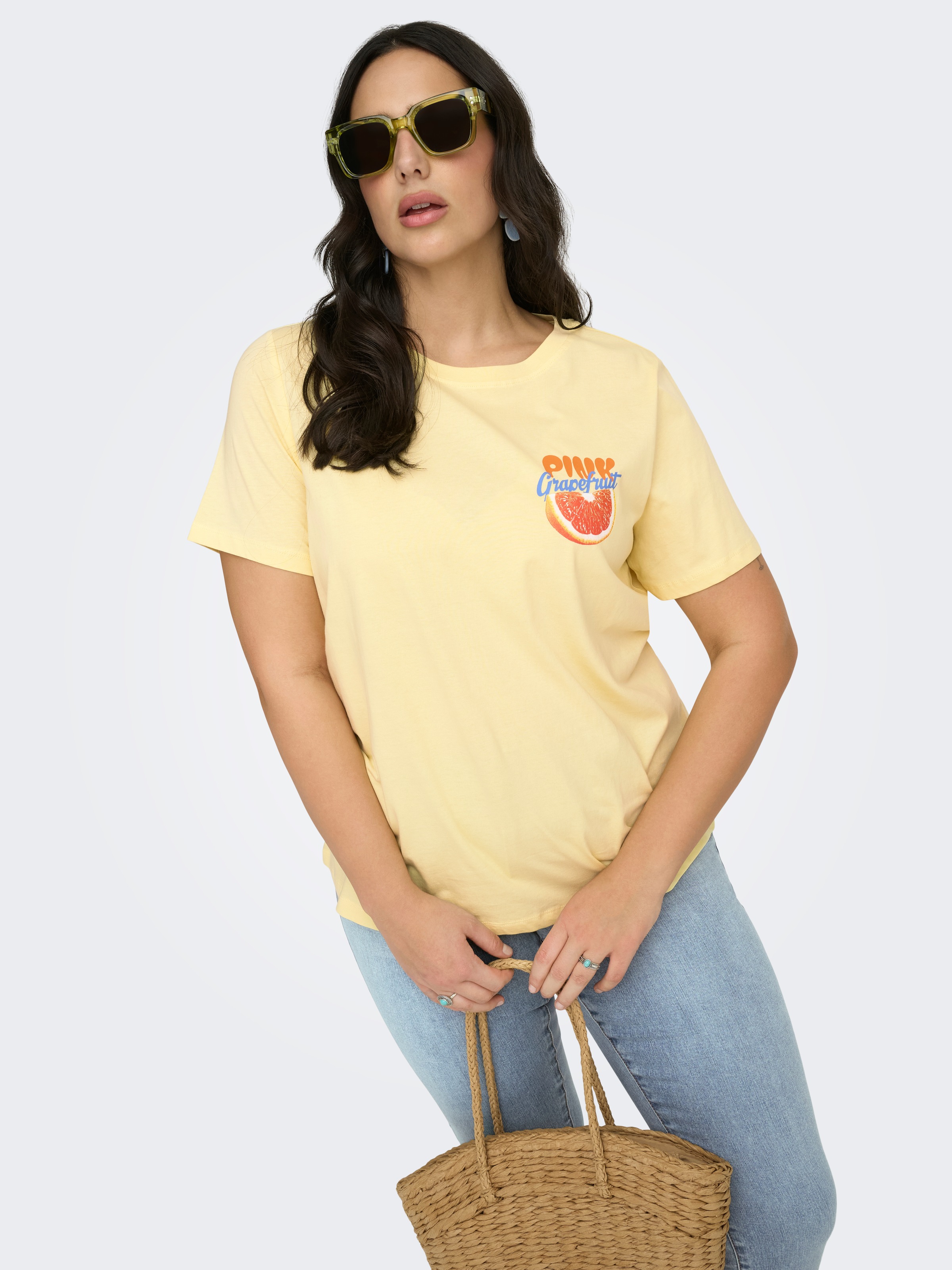 ONLY CARMAKOMA Kurzarmshirt »CARBOLETTE LIFE REG S/S TOP BOX JRS«