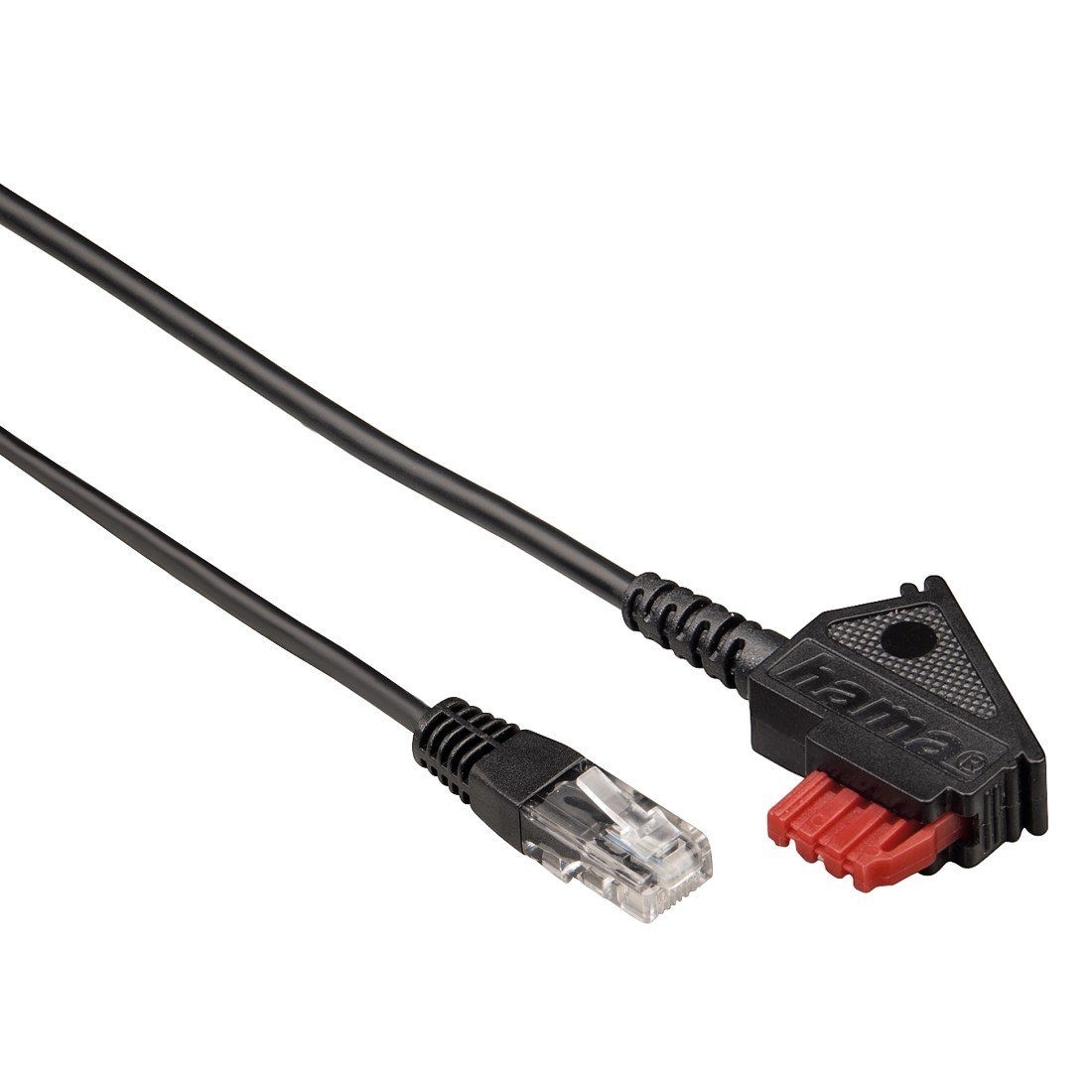 DSL-Box-Kabel, TAE-F-Stecker - Modular-Stecker 8p2c, 10 m »vergoldet«