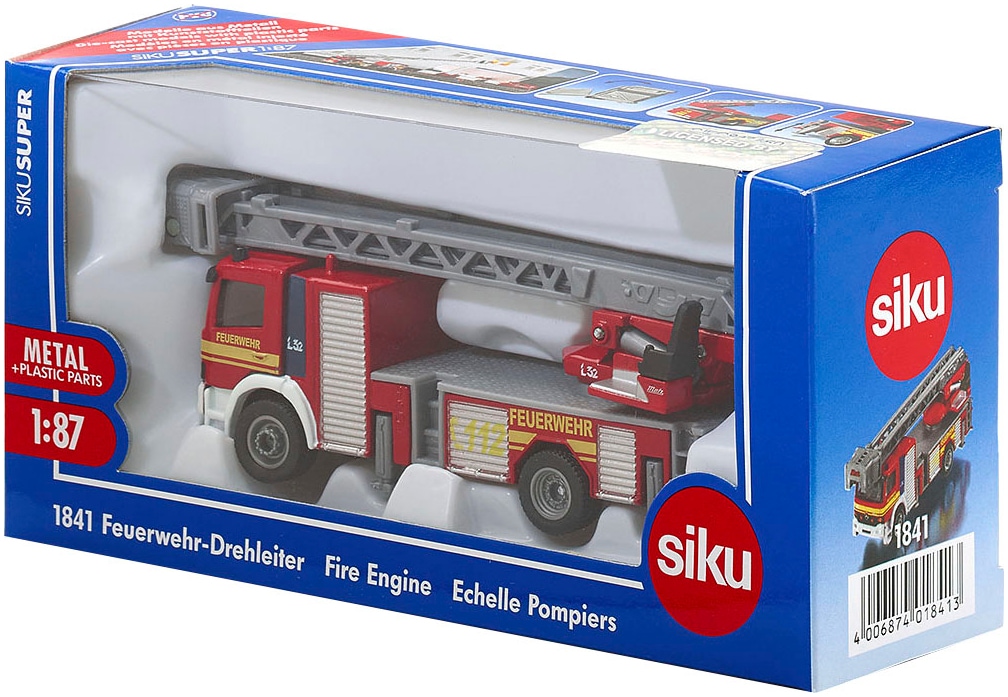 Siku Spielzeug-Feuerwehr »SIKU Super, Feuerwehrdrehleiter (1841)«