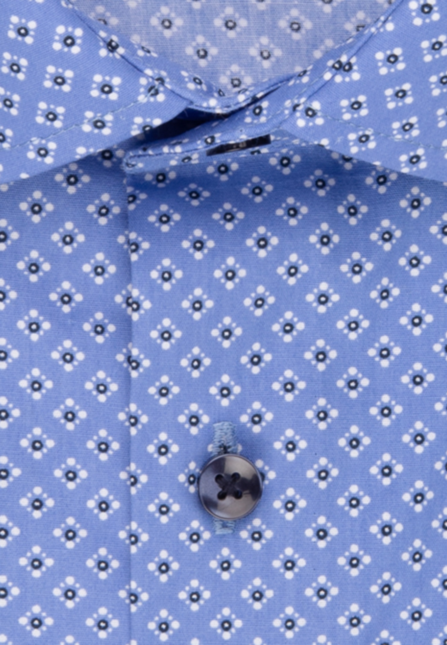 seidensticker Businesshemd »Regular«, Regular Kurzarm Kentkragen Druck