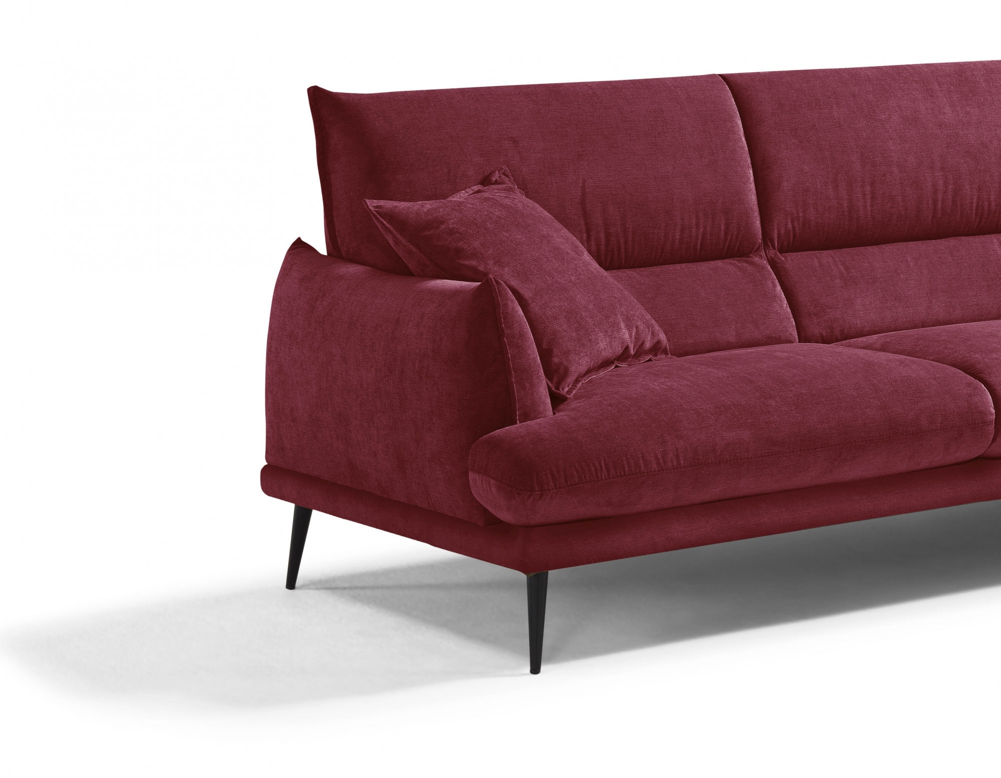 Egoitaliano Ecksofa »FUNNY, hochwertiges und aktuelles Design, bequeme Rückenlehne« hochwertiger Sitzkomfort, L-Form
