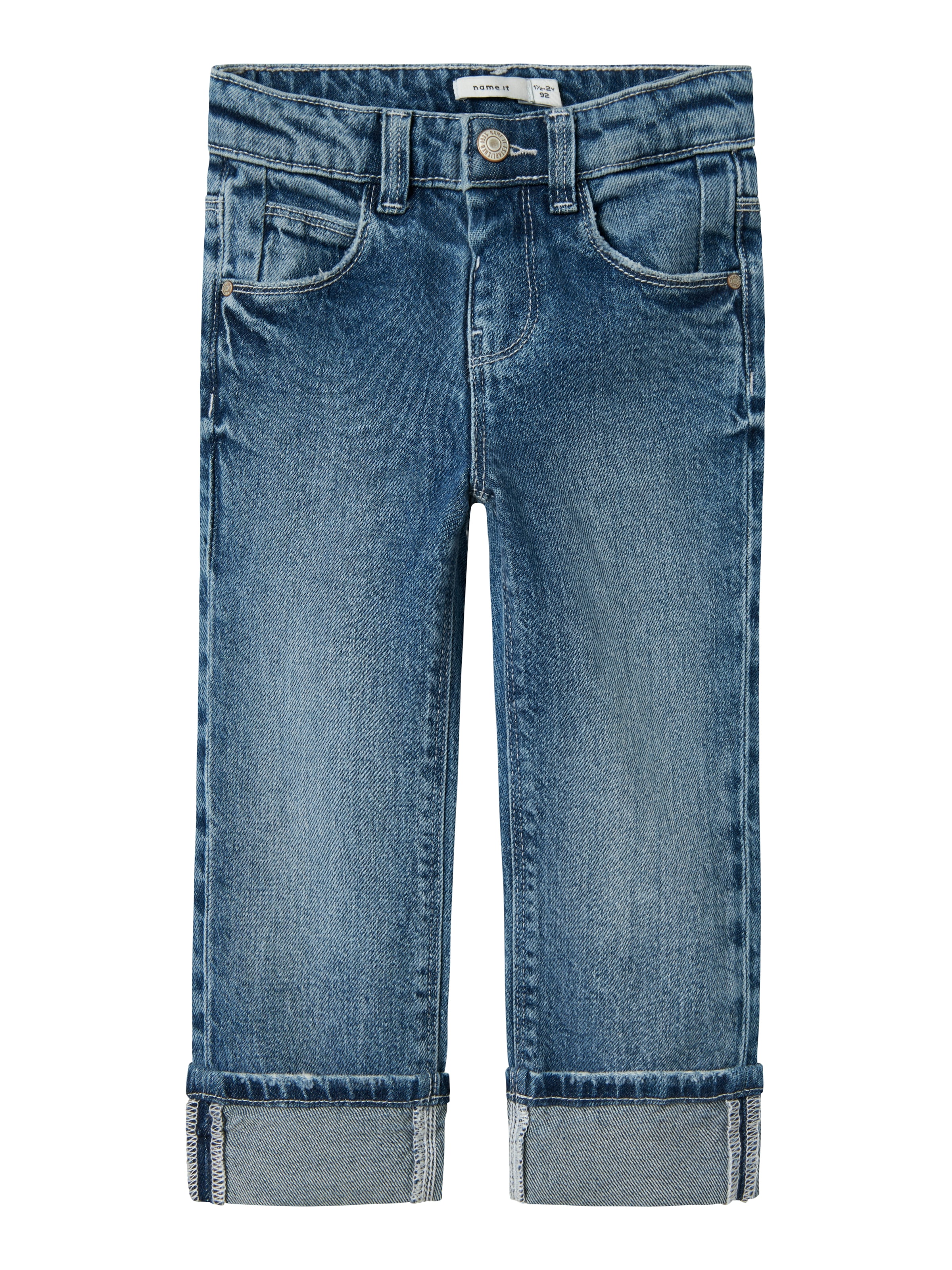 Name It Straight-Jeans »NMFROSE STRAIGHT FOLD JEANS 4224-AZ NOOS«