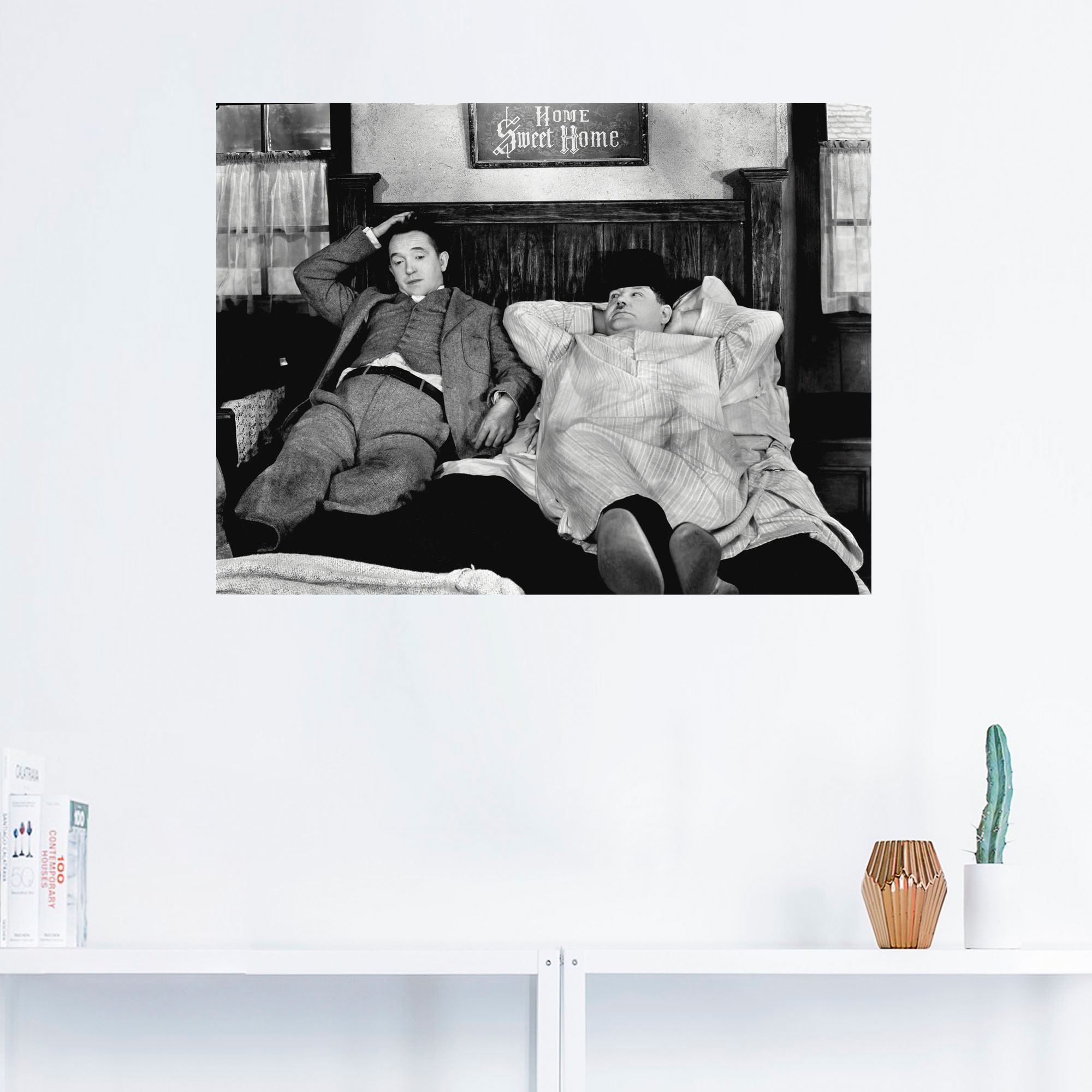 Artland Wandbild »Dick und Doof I«, Stars, (1 St.), als Alubild, Outdoorbild, Leinwandbild, Poster, Wandaufkleber