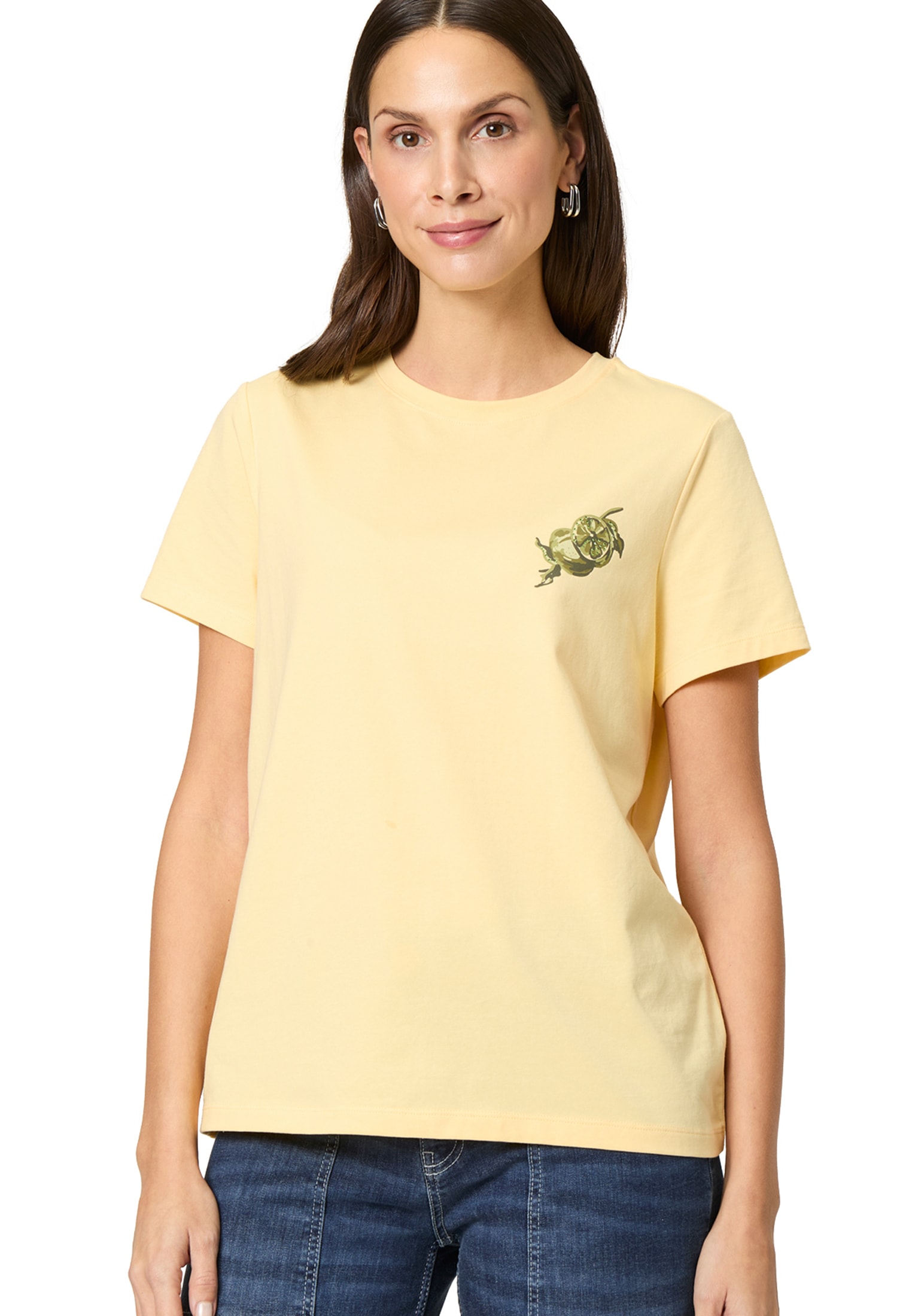 Zero Kurzarmshirt »Shirt mit Rückprint«