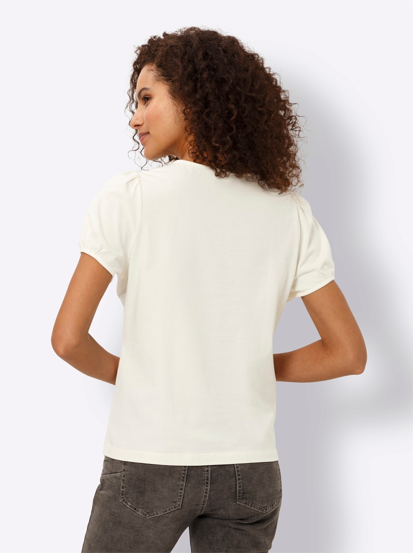 heine Rundhalsshirt »Shirt«, (1 tlg.)