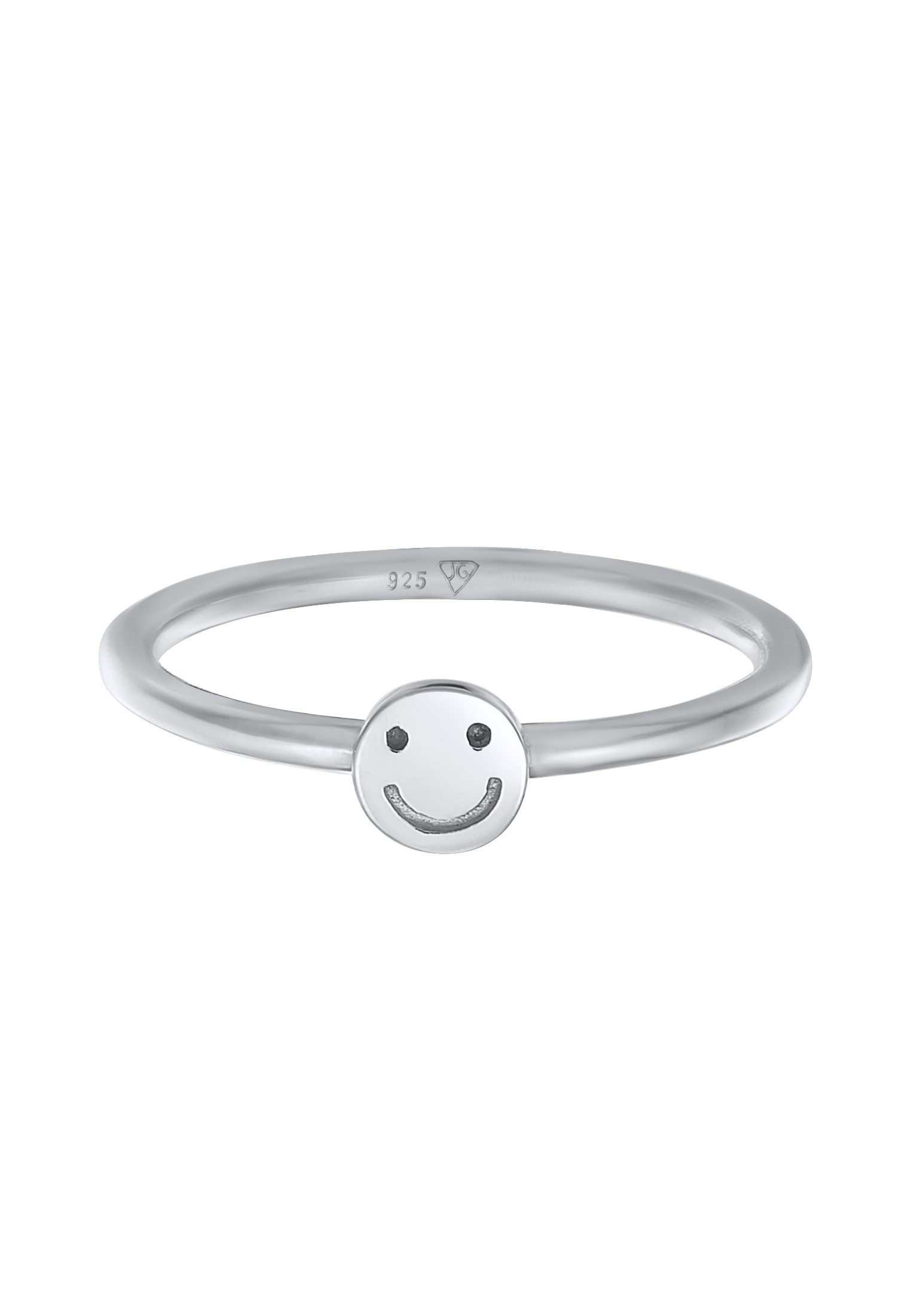Elli Silberring »Ring Smiling Pinky Ring 925 Silber«