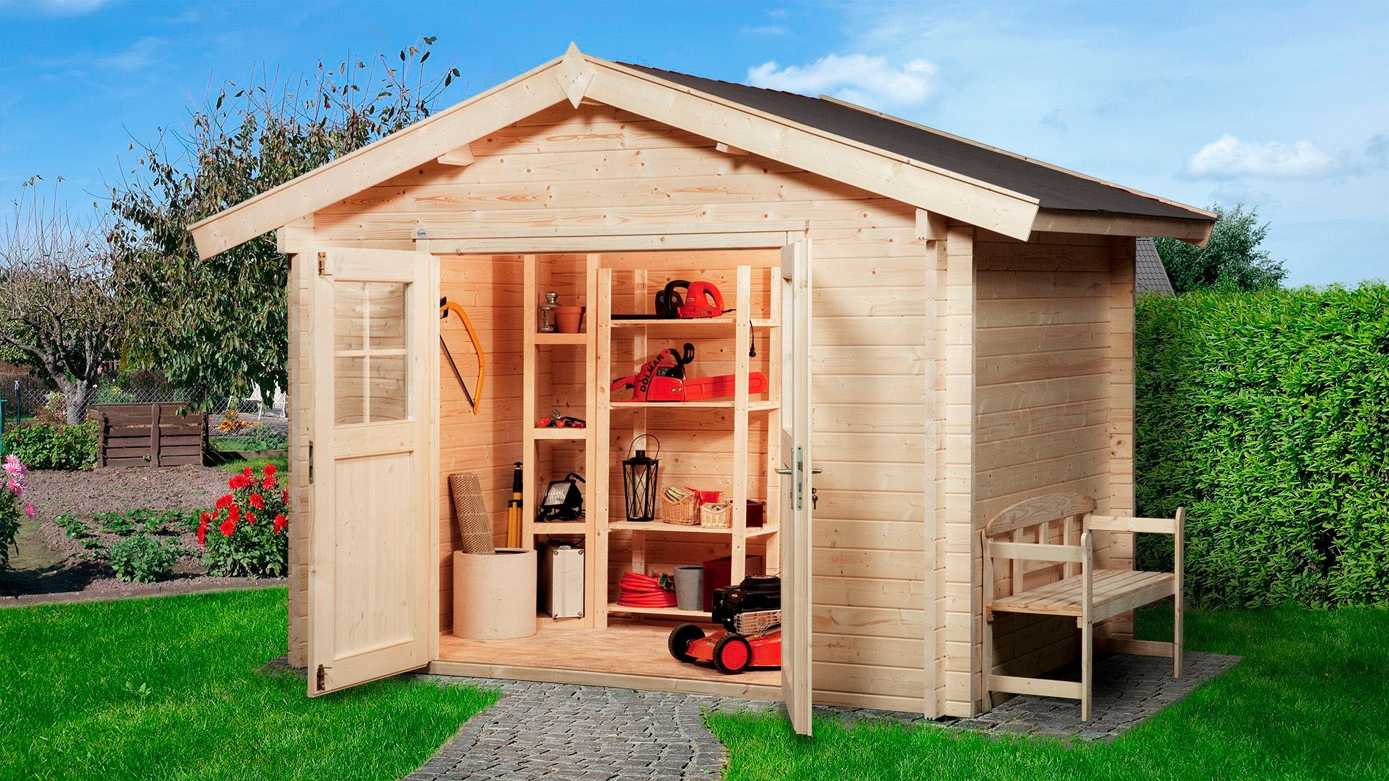weka Gartenhaus »Premium45 Gr.3«