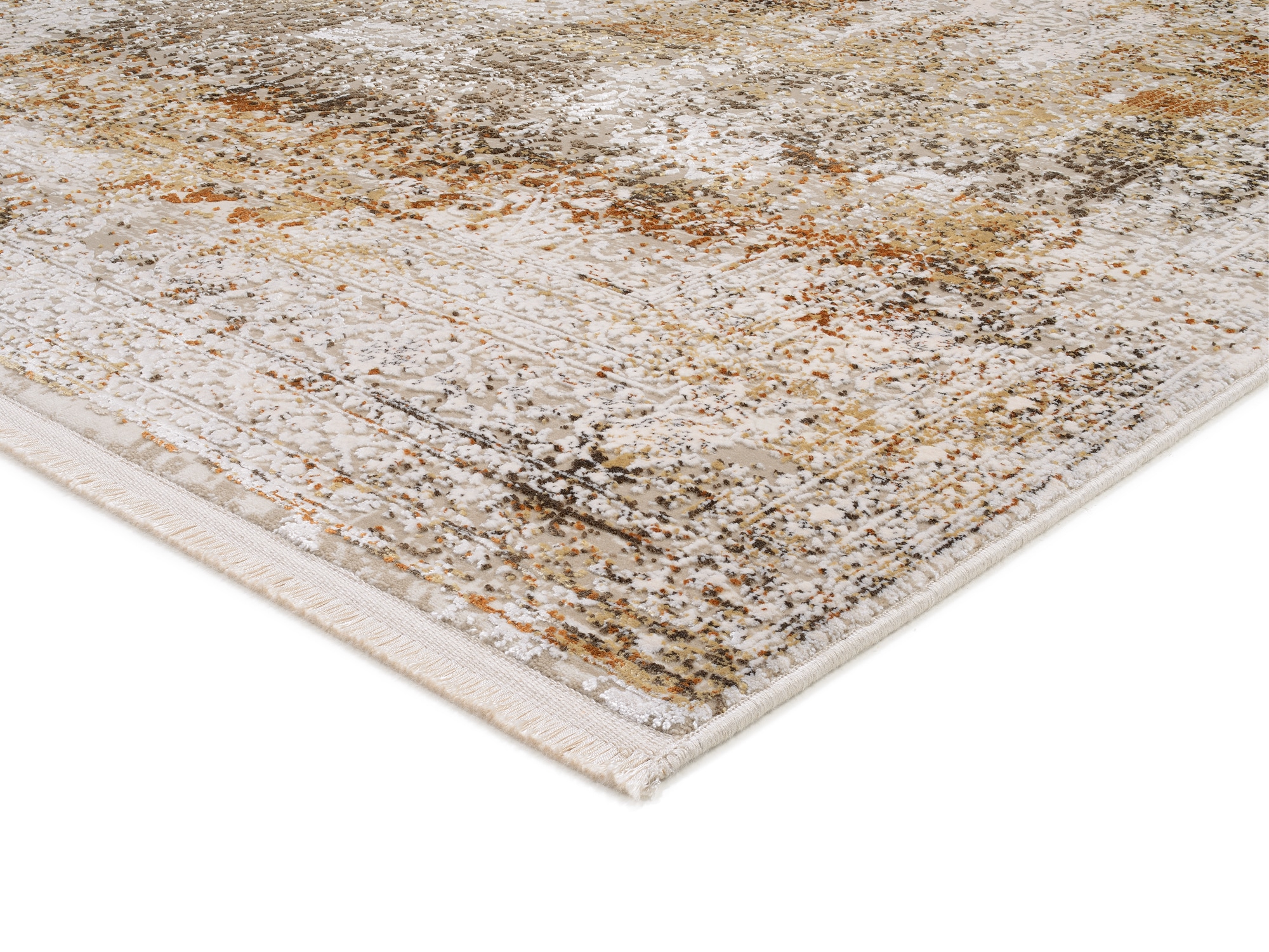 OCI DIE TEPPICHMARKE Läufer »BESTSELLER CAVA« rechteckig 8 mm Höhe Glanz Viskose, mit Fransen, Wohnzimmer