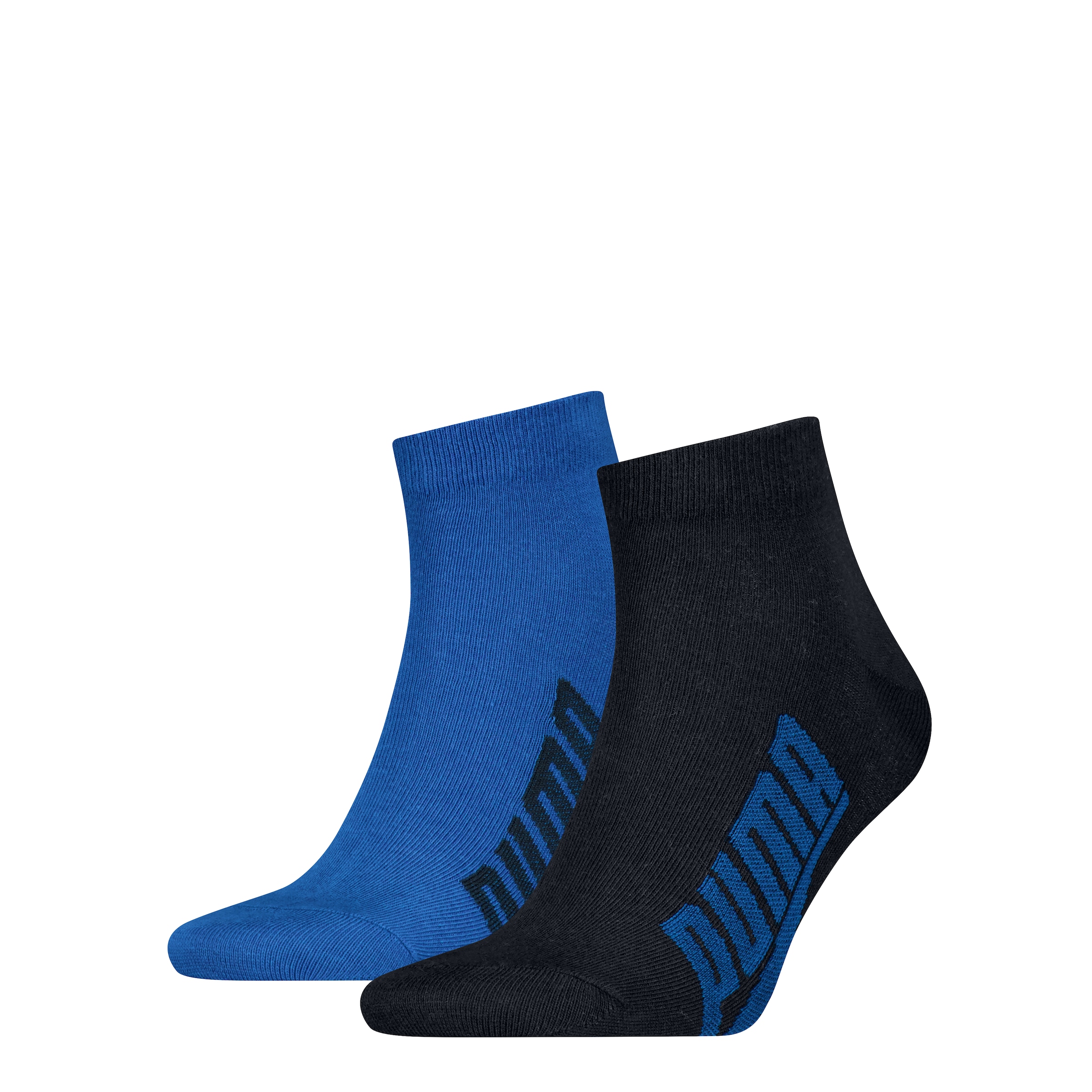 PUMA Kurzsocken »PUMA UNISEX BWT LIFESTYLE QUARTER« 2 Paar,  mit großem Logoschriftzug