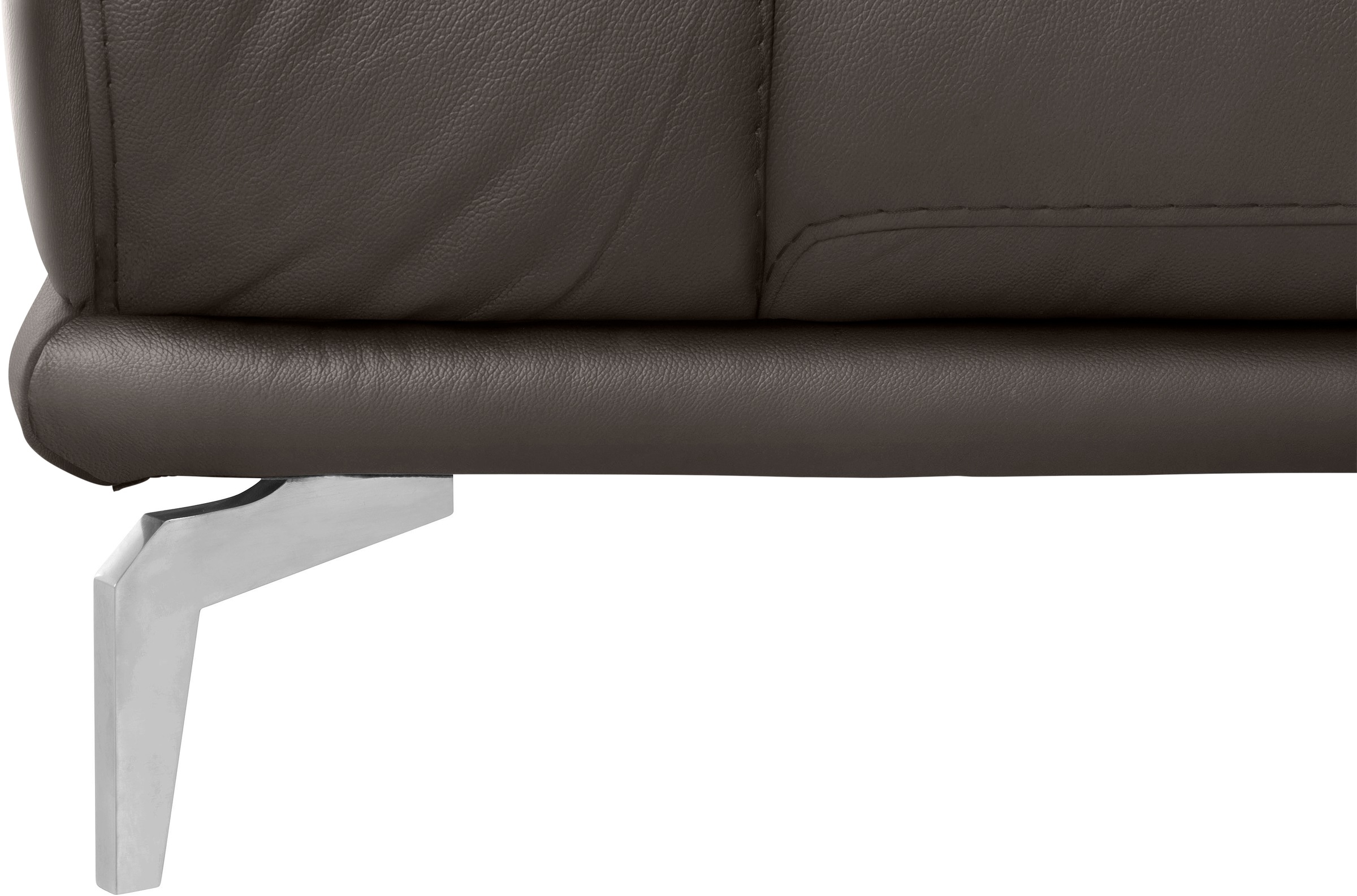 W.SCHILLIG 2,5-Sitzer »montanaa Designsofa mit erstklassigem Sitzkomfort, Ferderkern« mit Metallfüßen in Chrom glänzend, Breite 212 cm