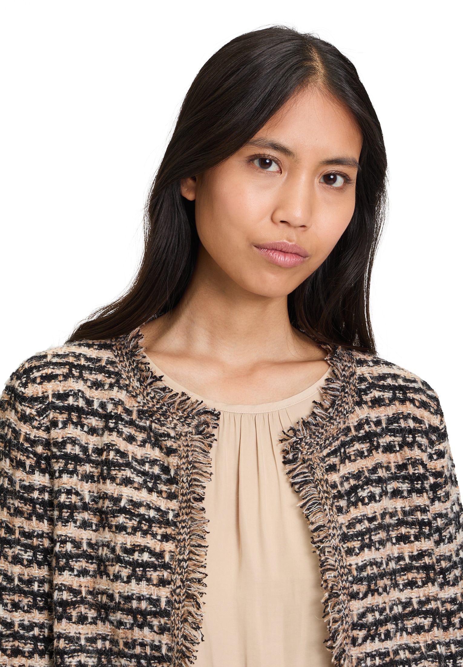 Betty Barclay Cardigan »Strick-Cardigan mit Fransen«