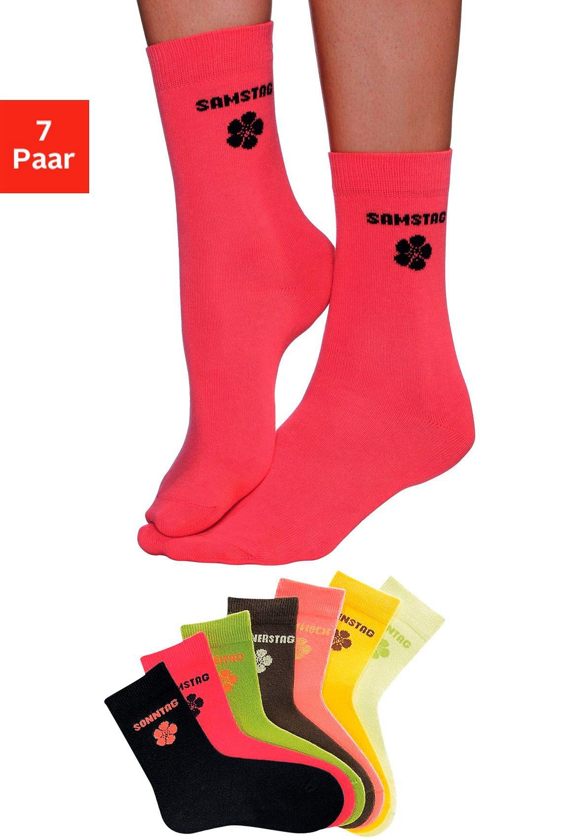 Paar), für Socken, Kinder H.I.S (7 Blumenmotiv OTTO bei mit online