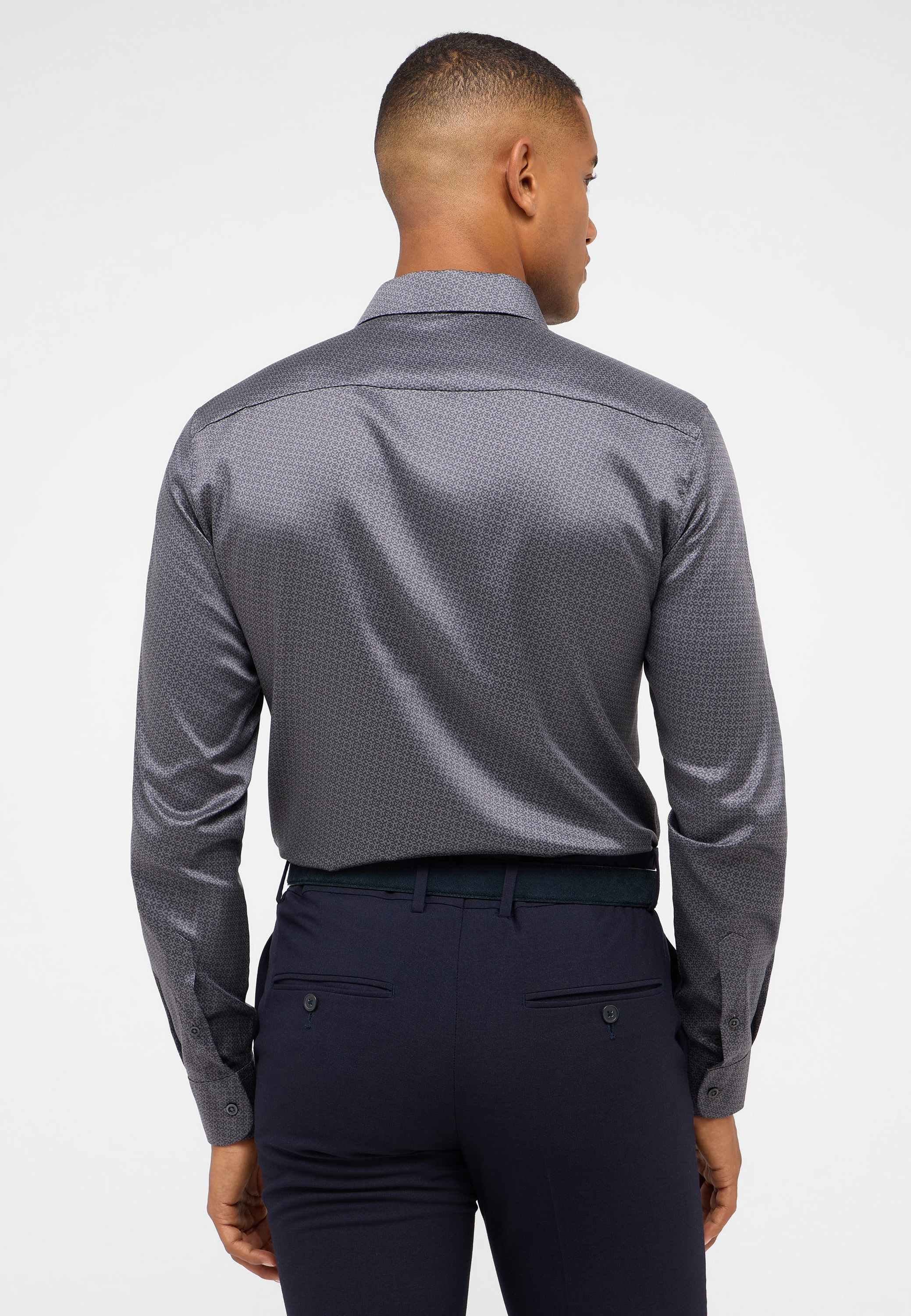 Eterna Langarmhemd »SLIM FIT« EASY IRON (bügelleicht)