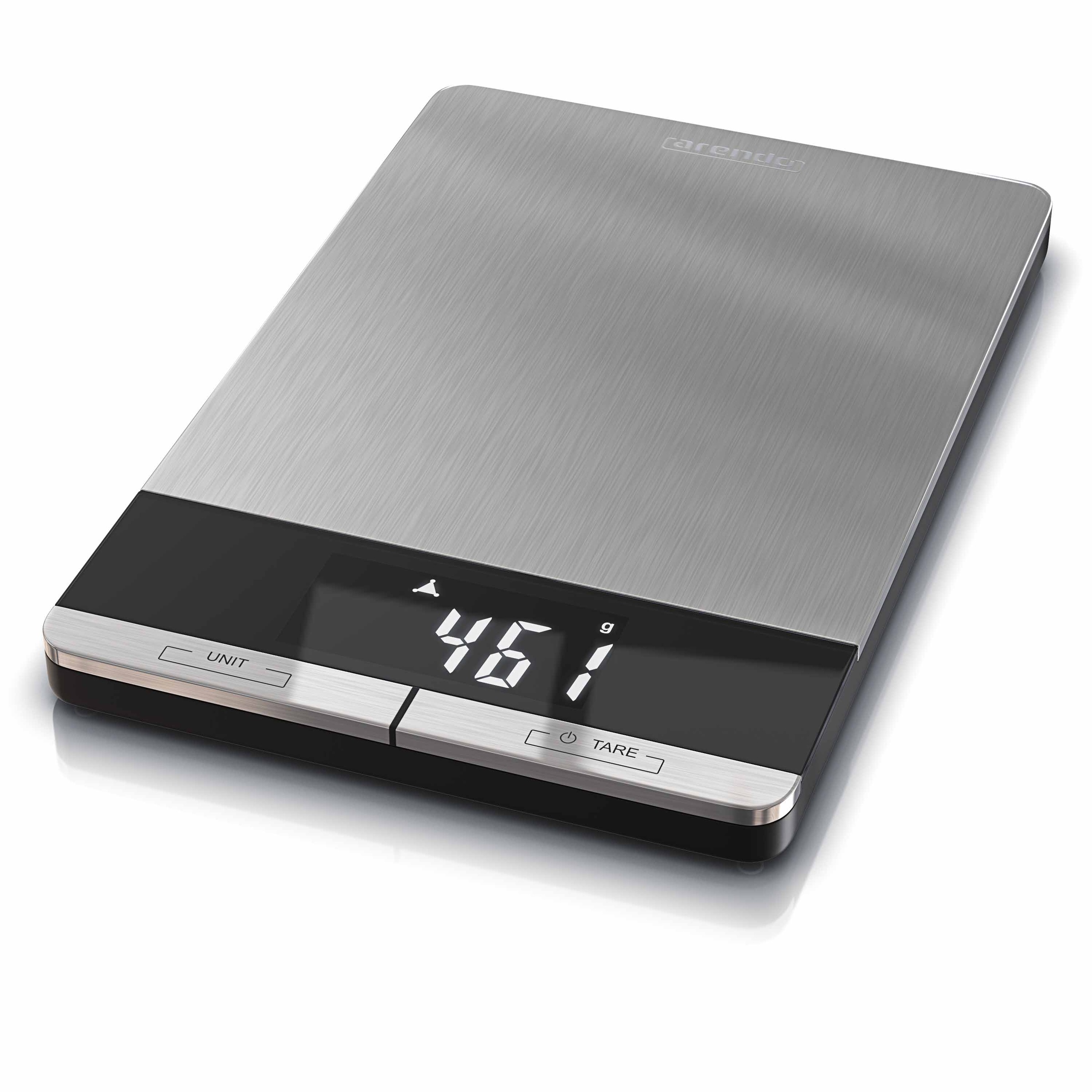 Digitale Edelstahl Küchenwaage »Antirutschfüße / 5kg Tragkraft /...