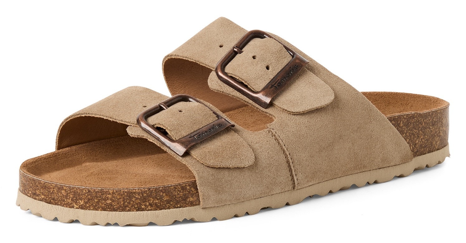 Tamaris Pantolette  Hausschuh, Schlappen mit zwei verstellbaren Schnallen