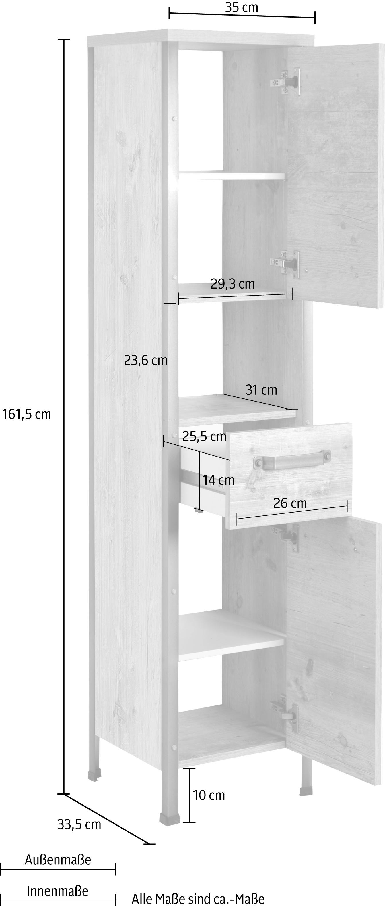 Schildmeyer Hochschrank »Harkon«