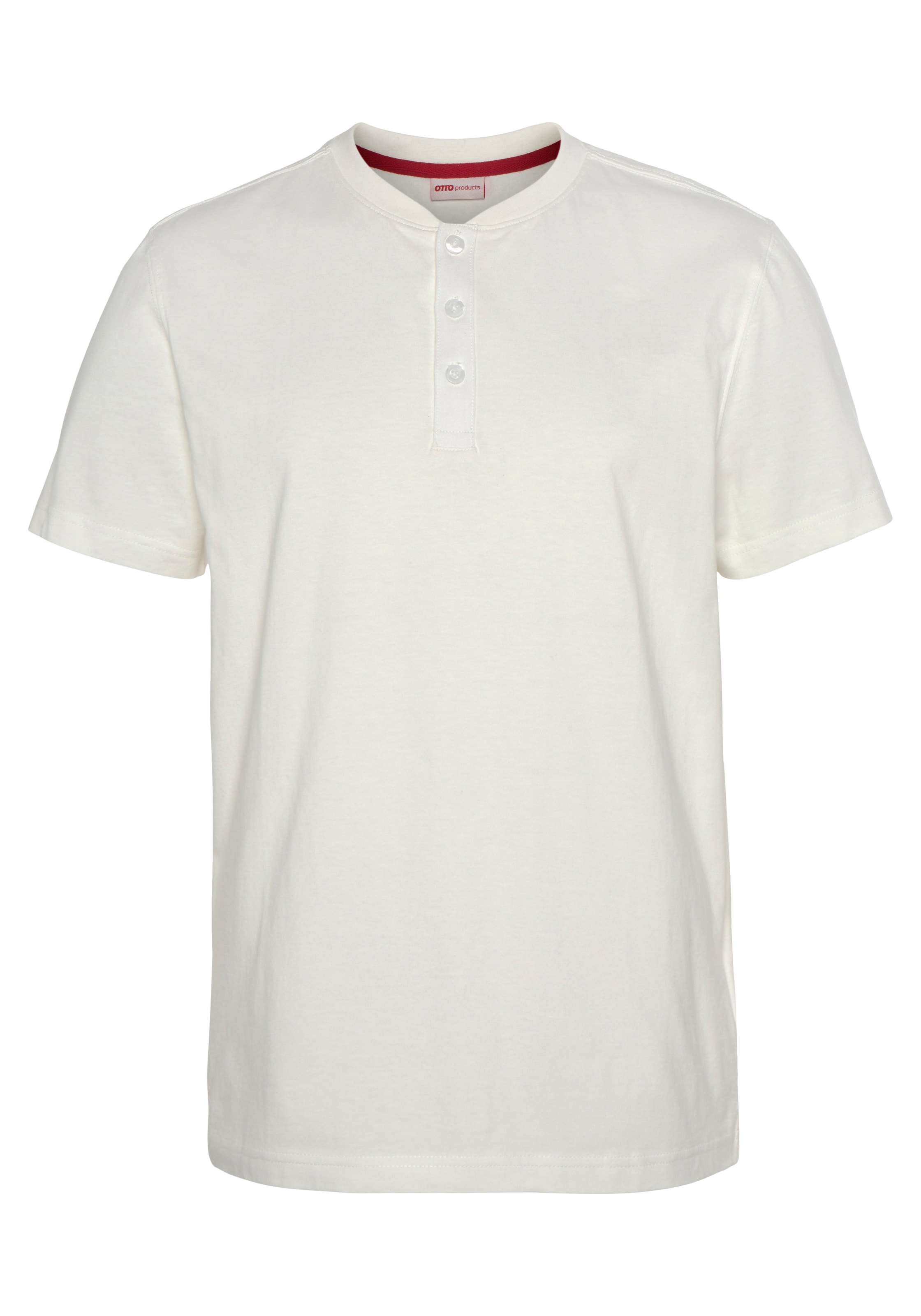 OTTO products Henleyshirt »Hergestellt aus zertifizierter Bio-Baumwolle«