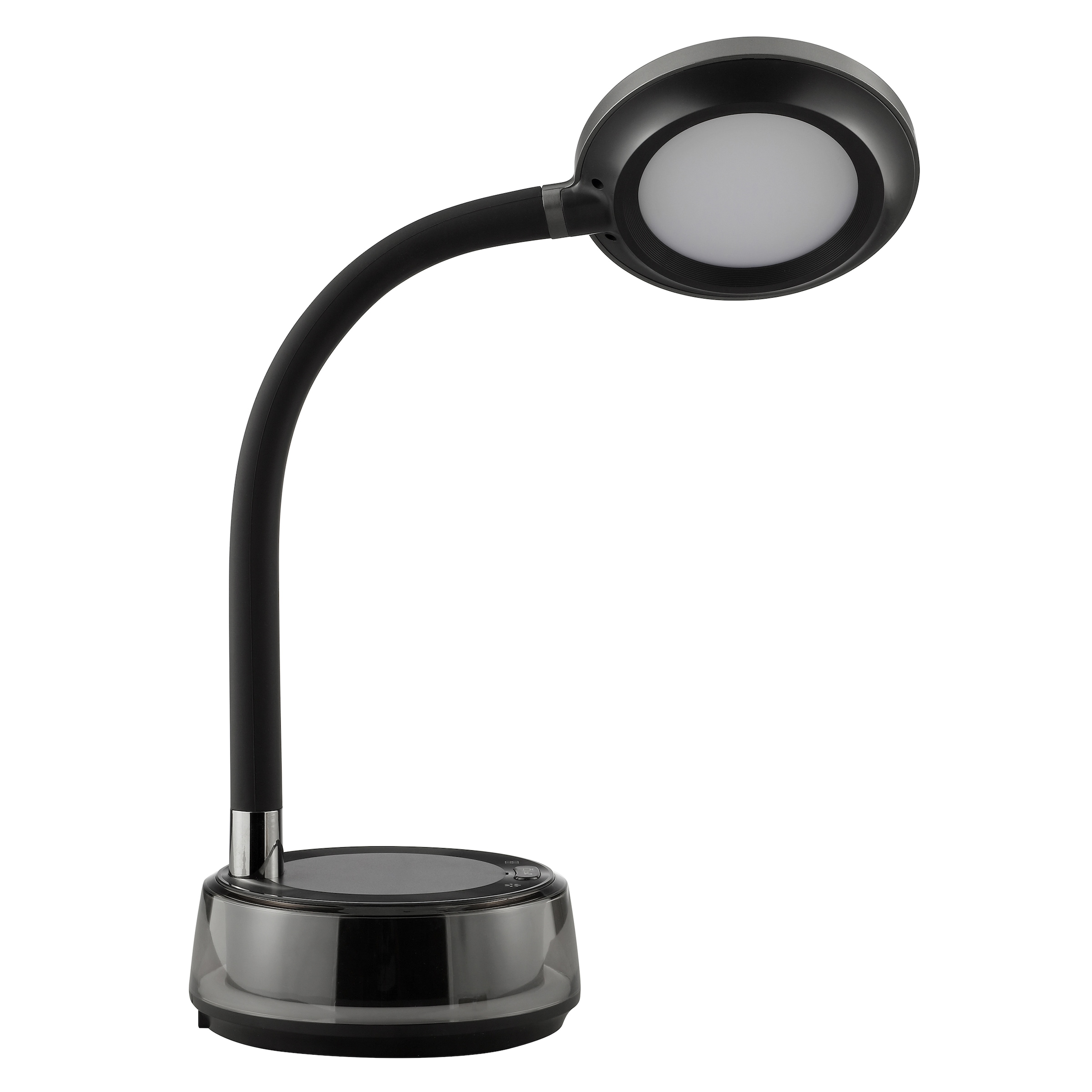 Brilliant LED Schreibtischlampe »Moonglow« LED-Modul 1 Stk. warmweiß - kaltweiß 790 lm, 2700-5000K, RGB-Sockel, Wireless Charging, dimmbar, 53 cm