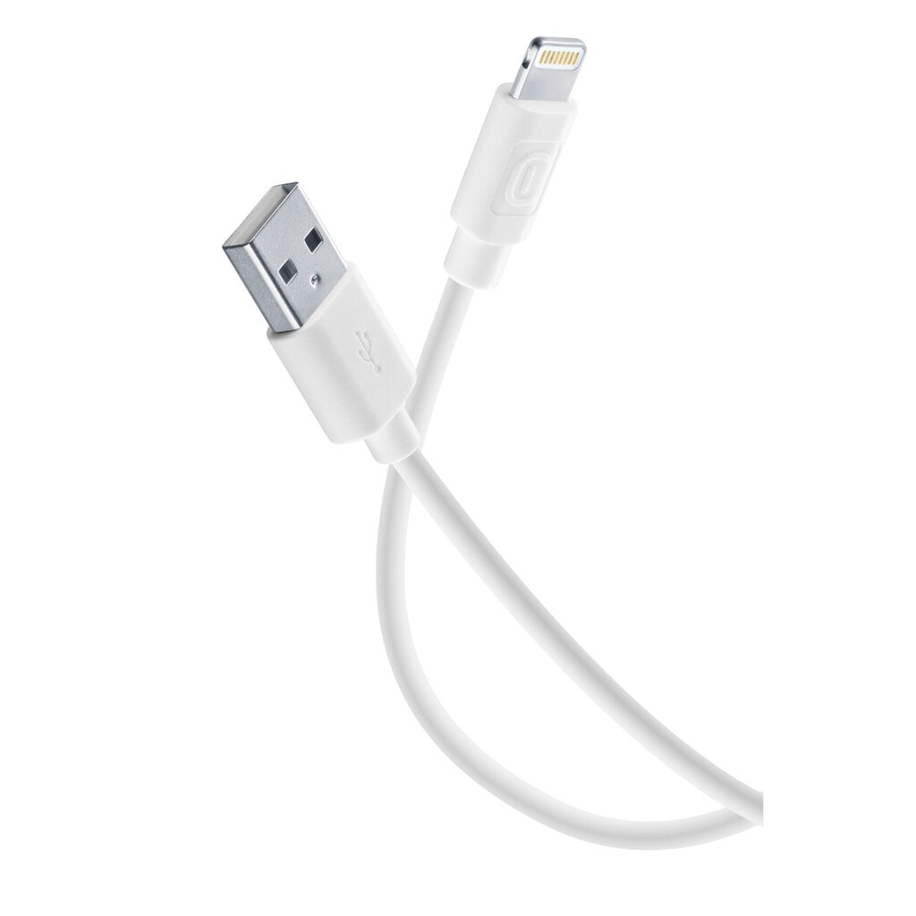 Cellularline Lightningkabel »Power Data Cable 1,2 m USB-A / Lightning«, Lightning-USB Typ A, 120 cm
