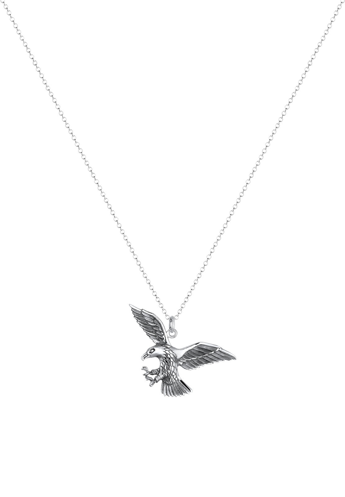 Kuzzoi Kette mit Anhänger »Halskette Halskette mit Anhänger Vogel 925 Sterling Silber«