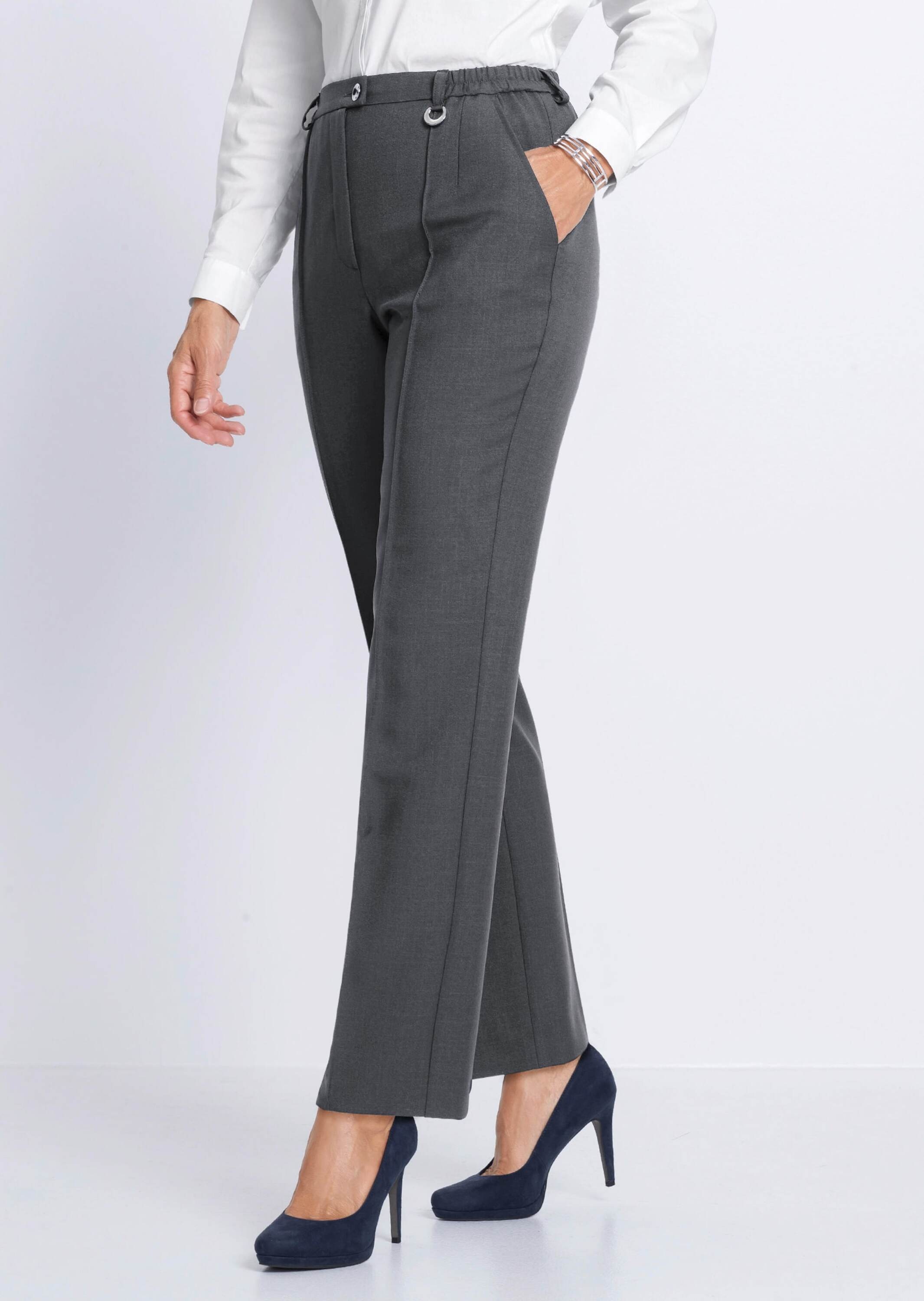 GOLDNER 2-in-1-Hose »Hose Anna Knitterarme Hose Anna mit SilverFresh-Ausrüstung«