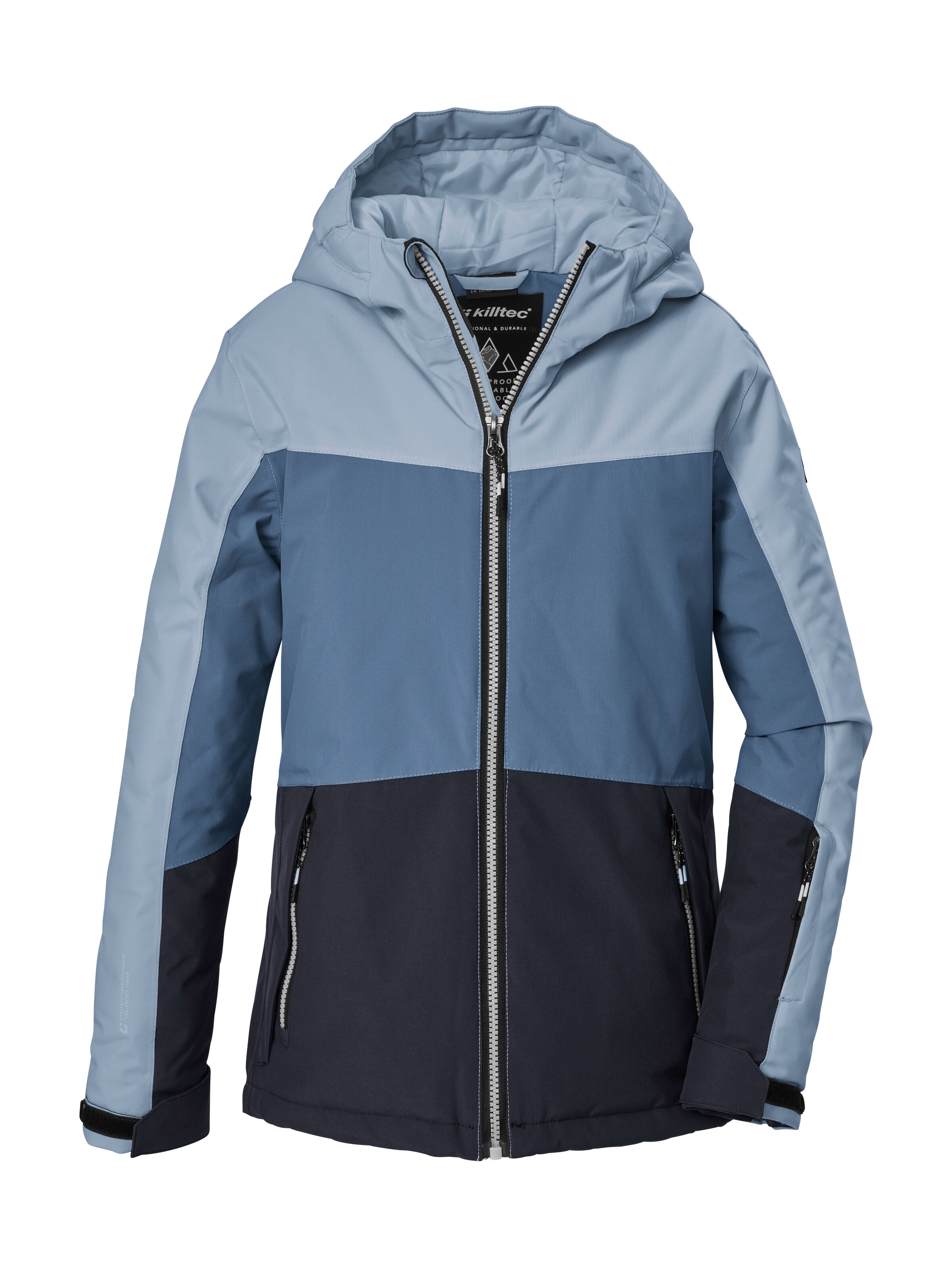 Killtec Skijacke »KSW 198 GRLS SKI JCKT« Wind- und wasserdichte Skijacke mit Colourblock-Design