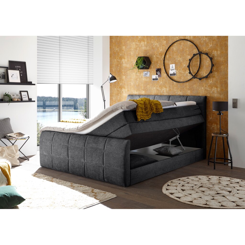 ED EXCITING DESIGN Boxspringbett »Sacramento«