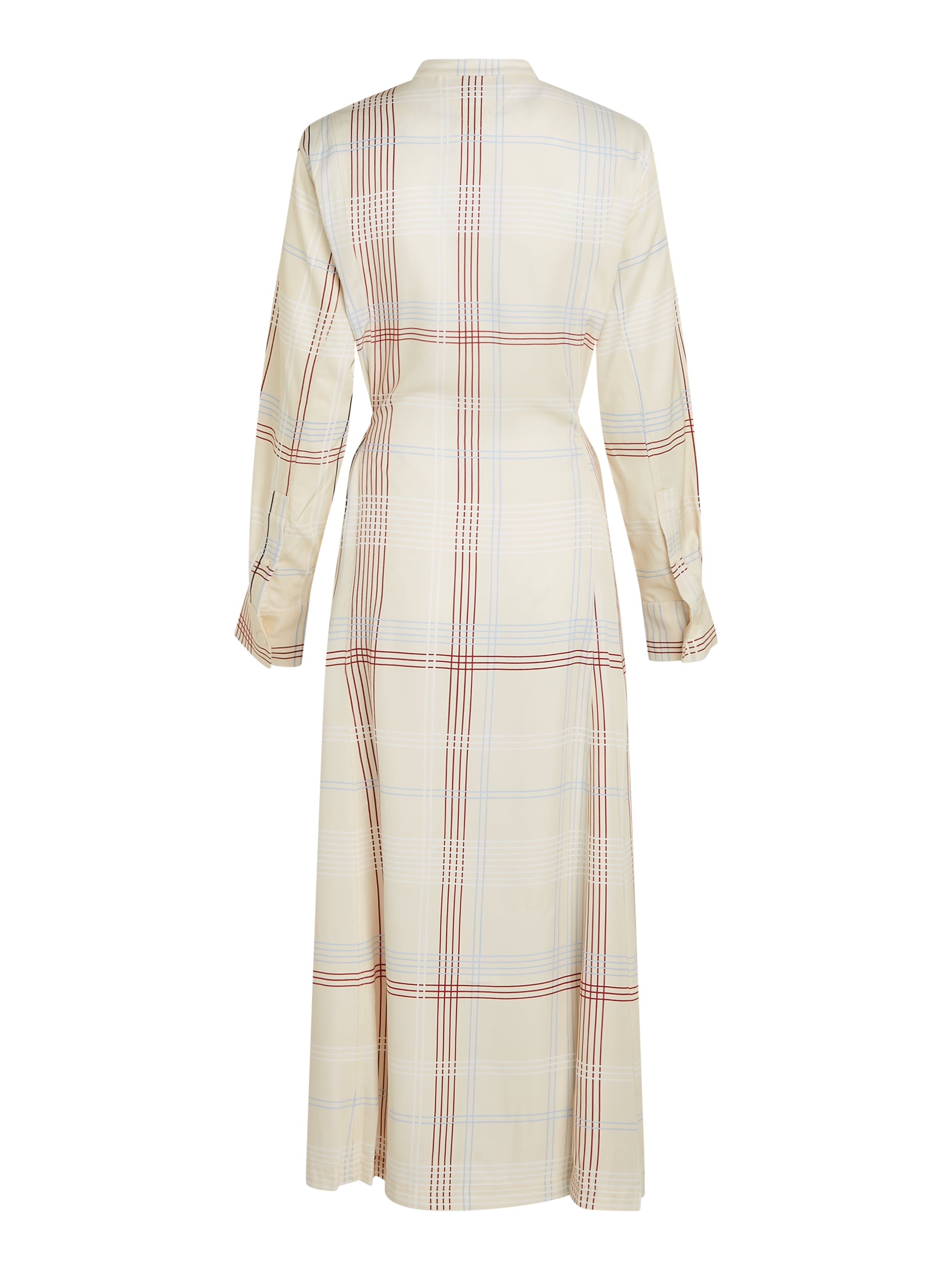 Tommy Hilfiger Blusenkleid »RWB CHECK FLUID MIDI DRESS«, (Global Serie TH WOMEN), im Karodessin