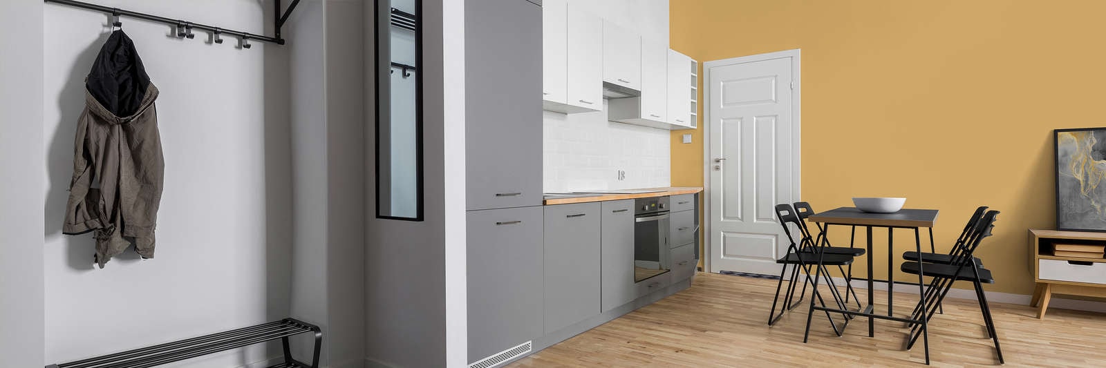 A.S. Création »Premium Innenwandfarbe PURO Tuchmatt sunny yellow« ideal für Wohnzimmer, Schlafzimmer, Flur und Küche, Farbwelt Gelb