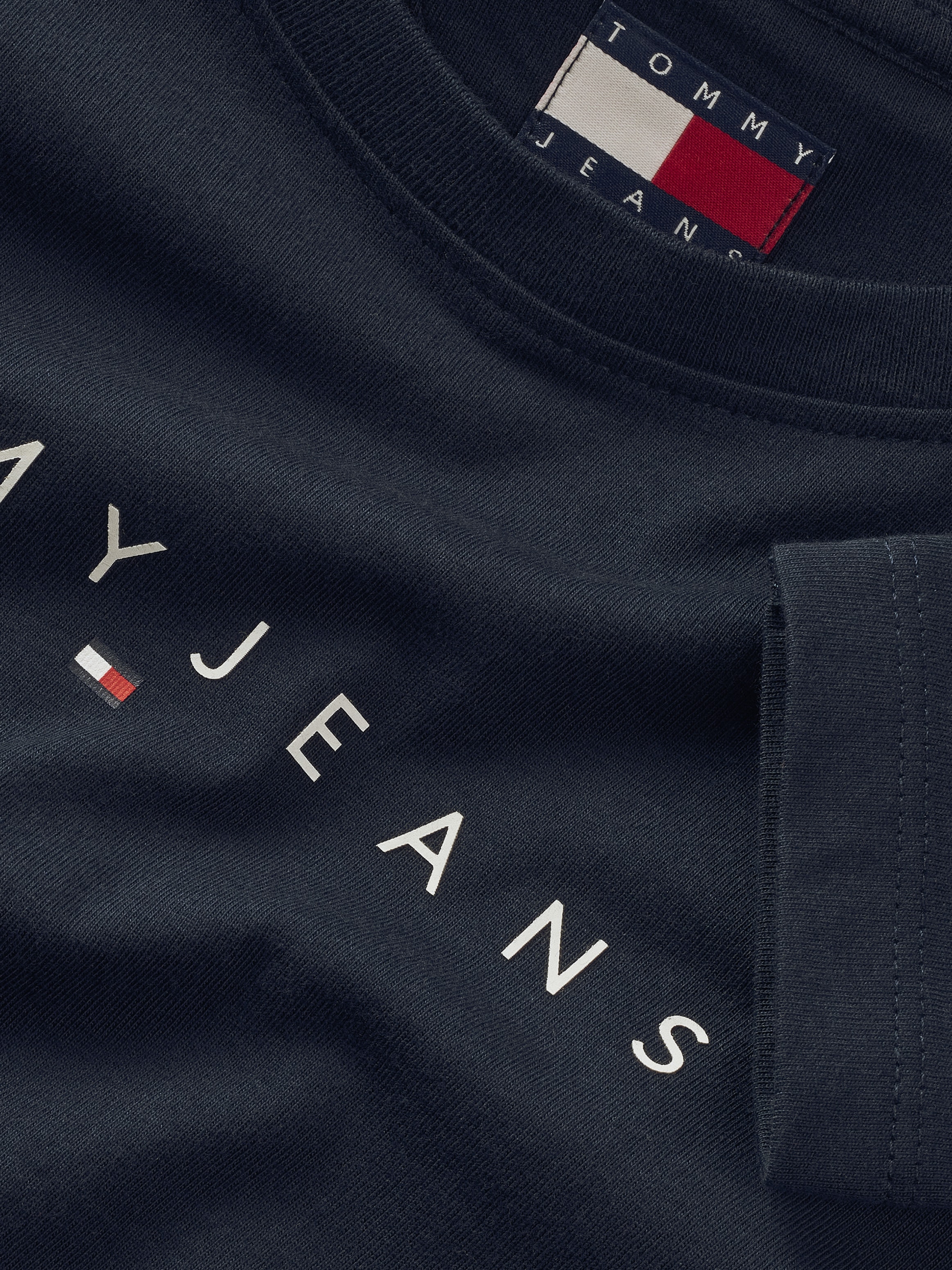Tommy Jeans Curve Langarmshirt »TJW SLIM LINEAR TEE LS EXT«, Große Größen