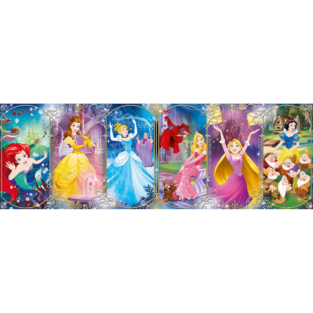 Clementoni® Puzzle »Panorama High Quality Collection, Disney Princess«, Made in Europe, FSC® - schützt Wald - weltweit