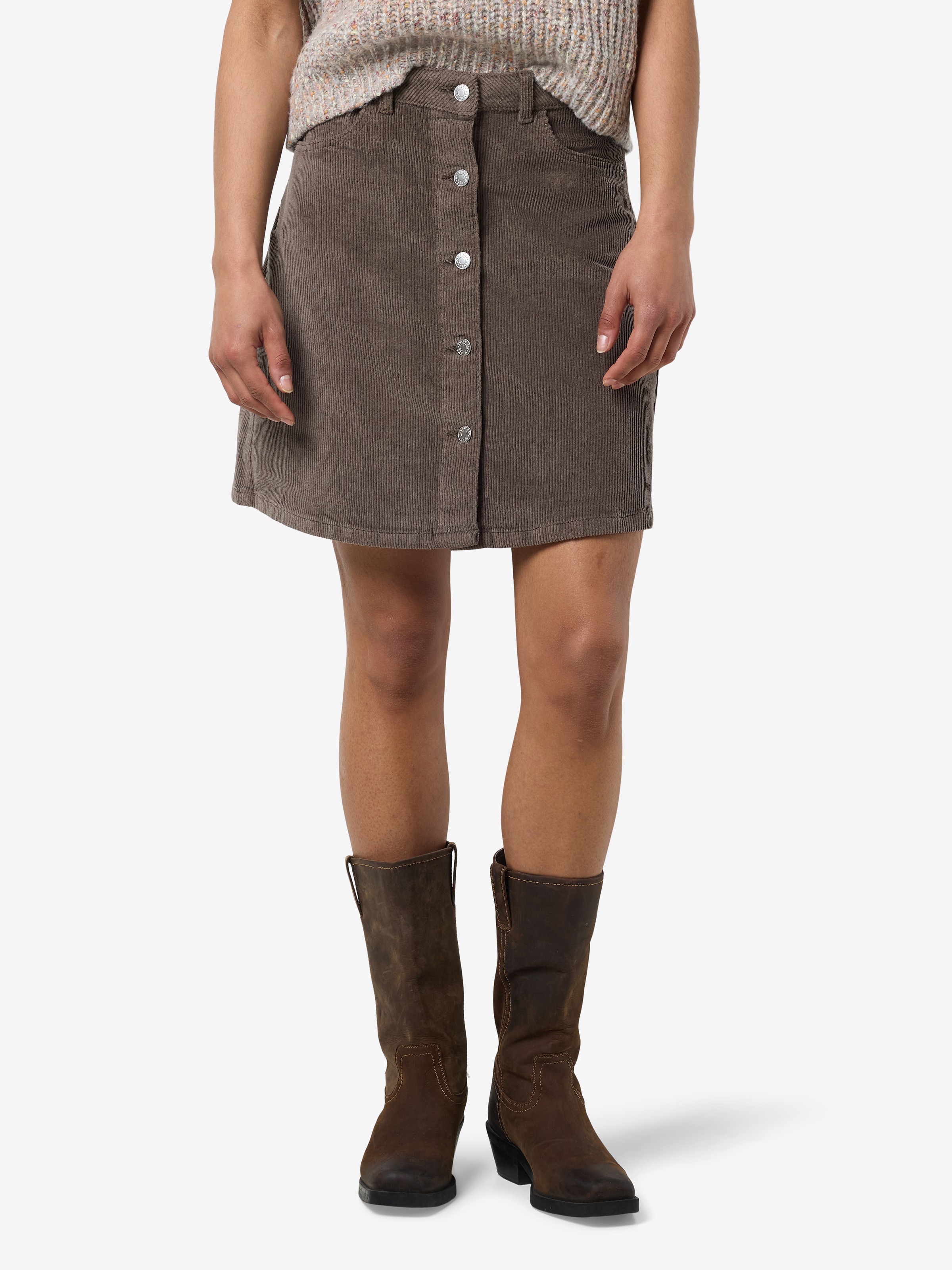 Noisy may Cordrock »NMRONNIE NW A SHAPE SKIRT CORDUROY NOOS«