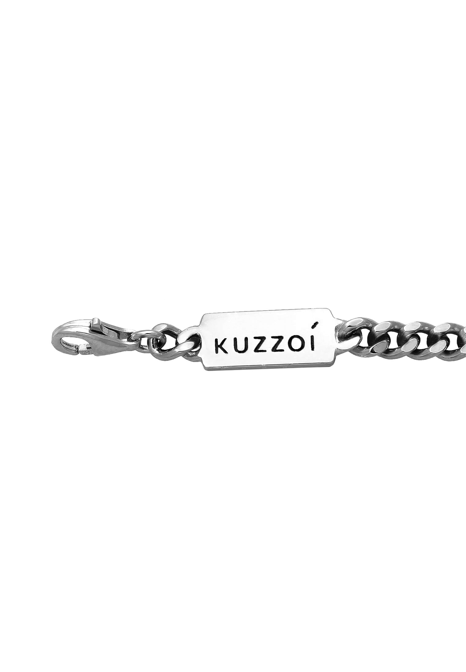 Kuzzoi Armkette »Armband Herren Panzer Massiv 925 Silber«