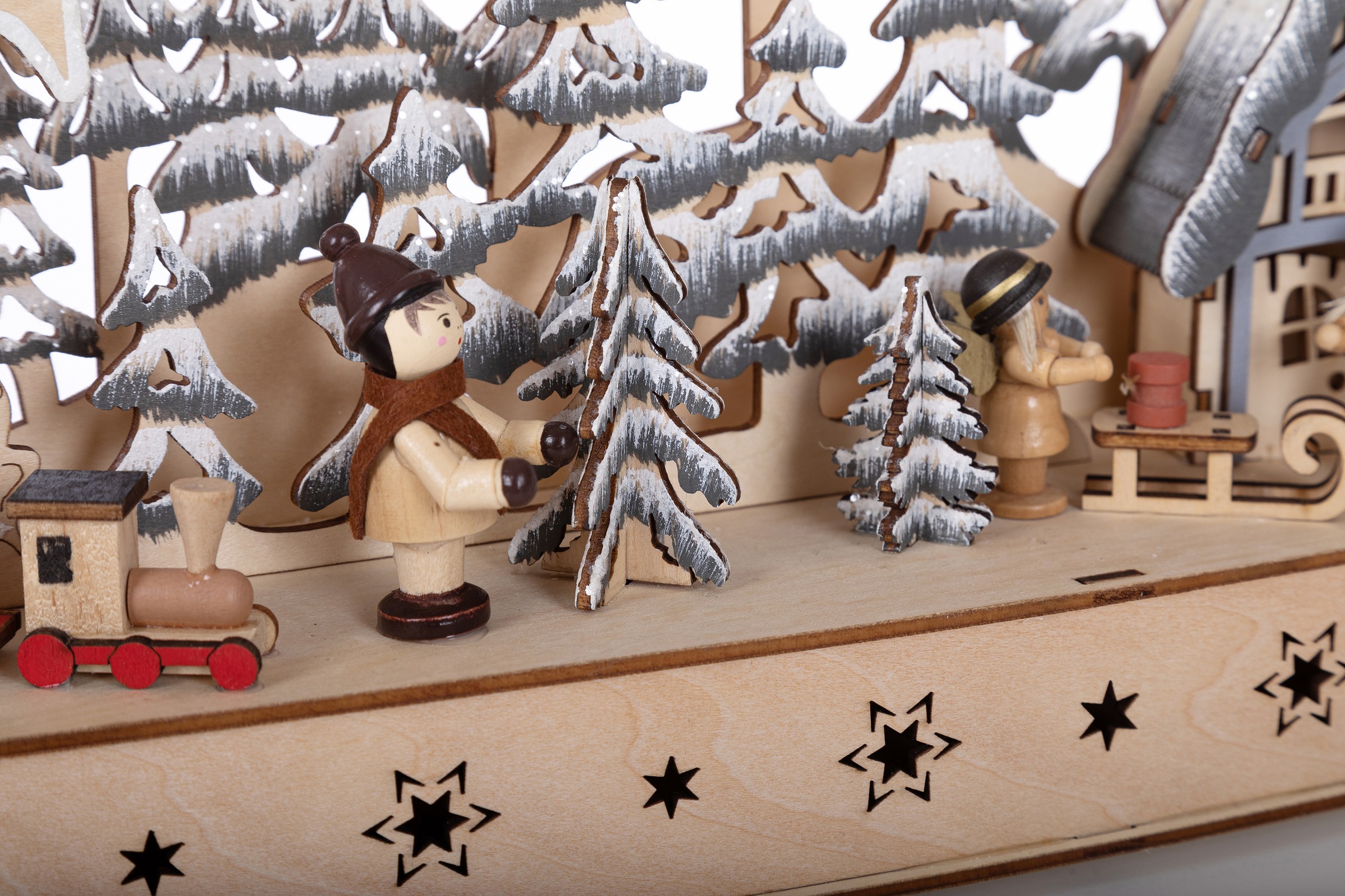 Myflair Möbel & cm LED »Weihnachtsdeko«, aus Accessoires kaufen bei mit Holz, ca. Höhe OTTO Beleuchtung, 31 LED Schwibbogen