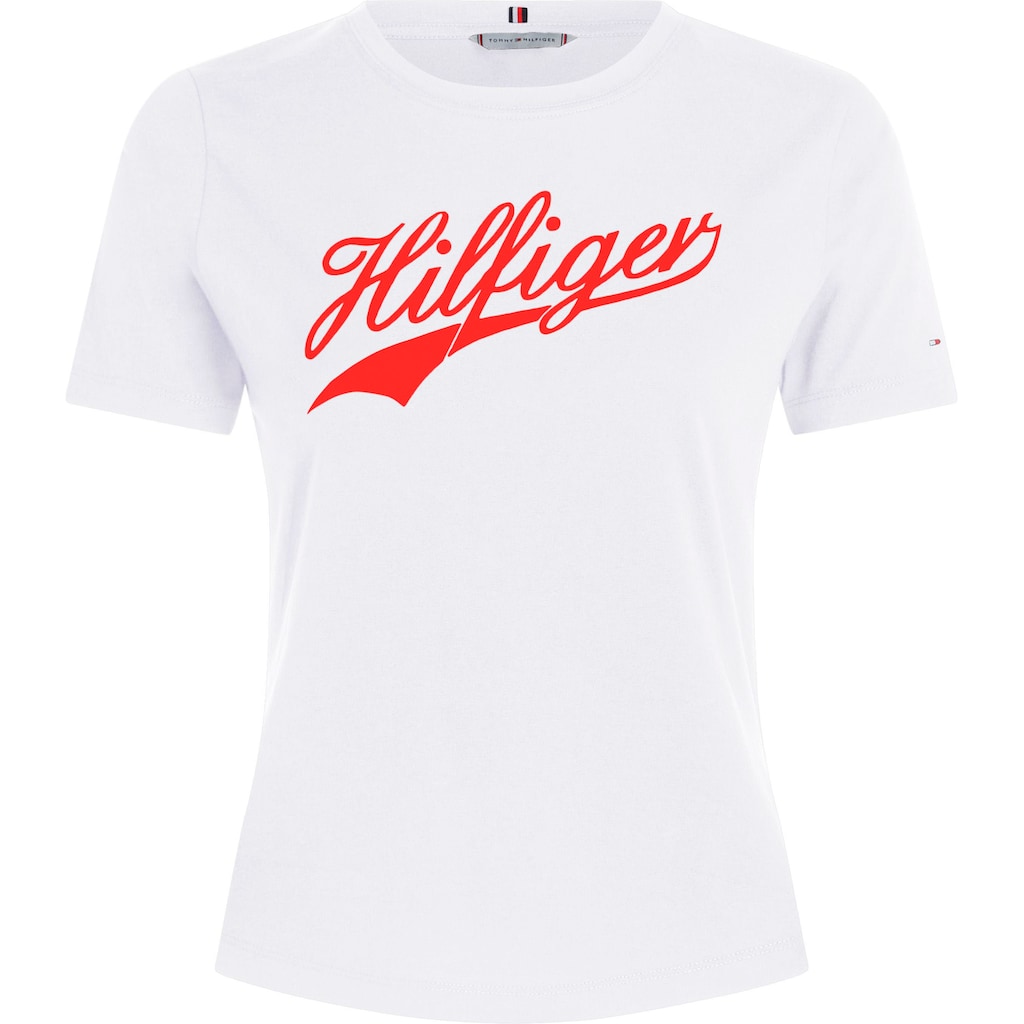 Tommy Hilfiger Rundhalsshirt »SLIM H85 C-NK SS TEE SS«