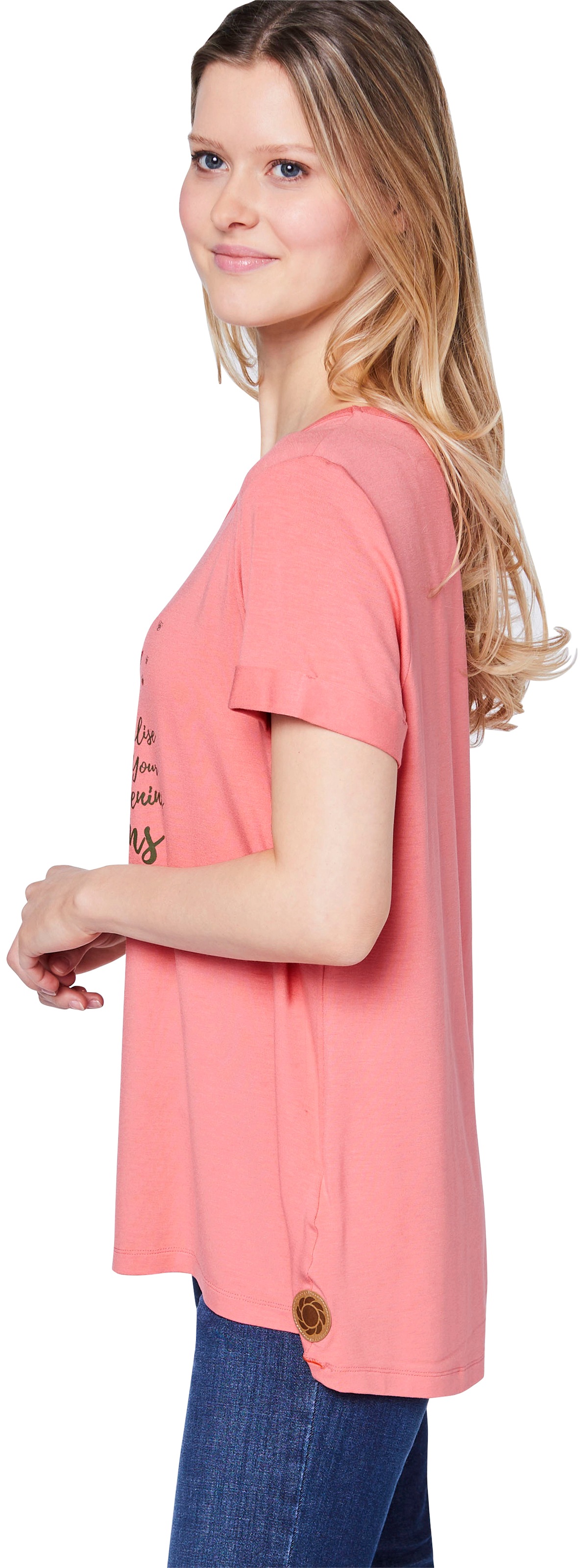 GARDENA T-Shirt »Lantara«, mit Schriftzug im OTTO Online Shop | Schultertaschen