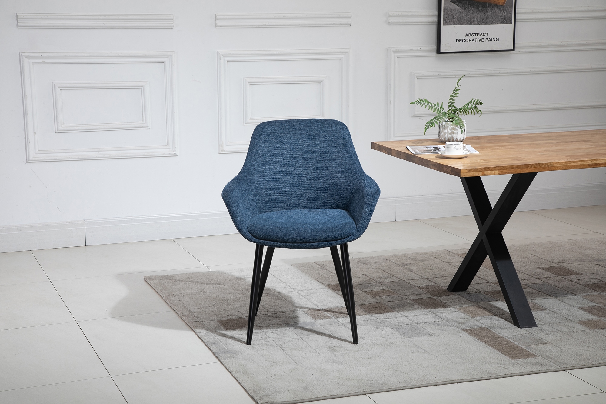 SalesFever Essgruppe »Stilvolle Essgruppe für Ihr Zuhause« Set, 5 Stk. tlg. 5-teiliges Set, Tischplatte mit seidenmattem OSMO Hartwachs-Öl behande